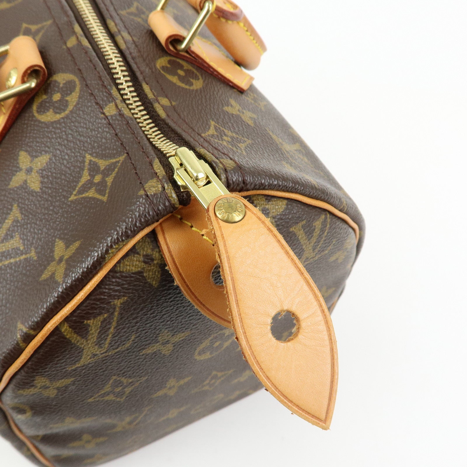 Louis Vuitton Monogram Speedy 30 Boston Bag Hand Bag Brown M41526