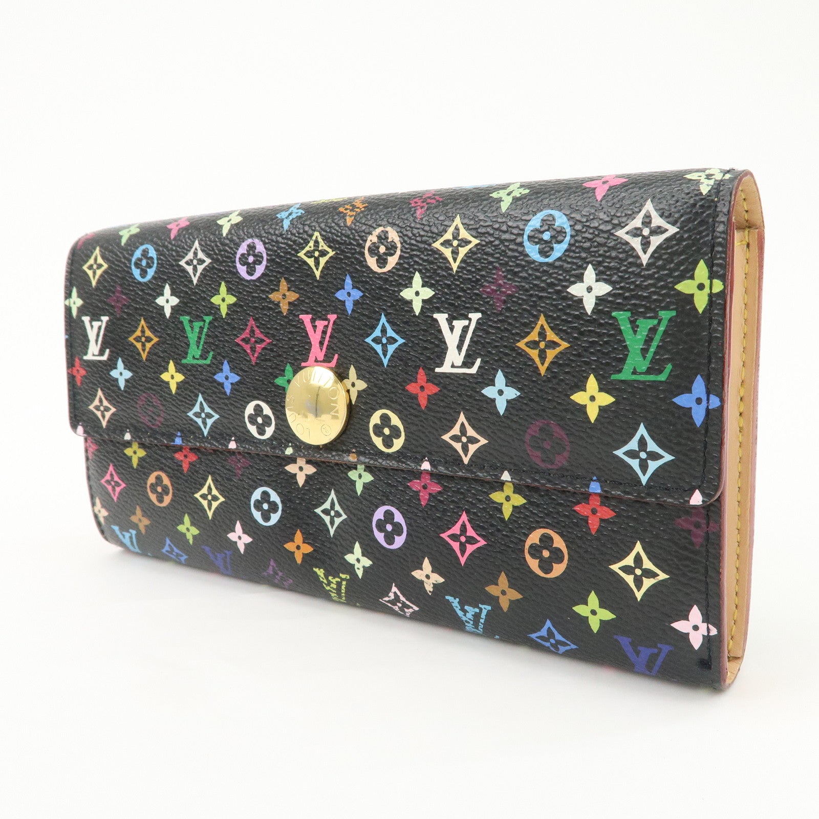 Louis Vuitton Monogram Multicolor Portefeuille Sarah Wallet M9353