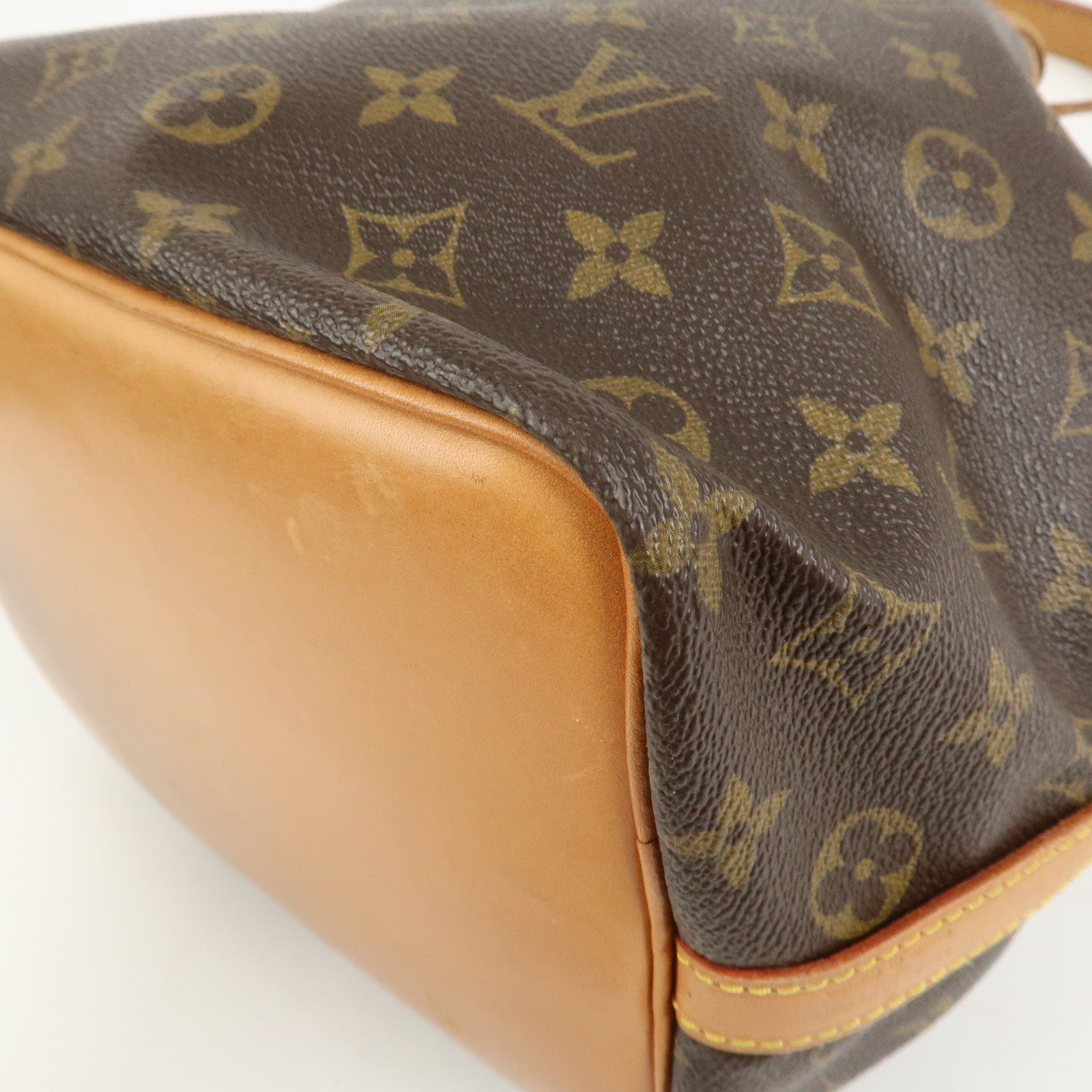 Louis Vuitton Monogram Canvas Petit Noe Shoulder Bag Brown M42226