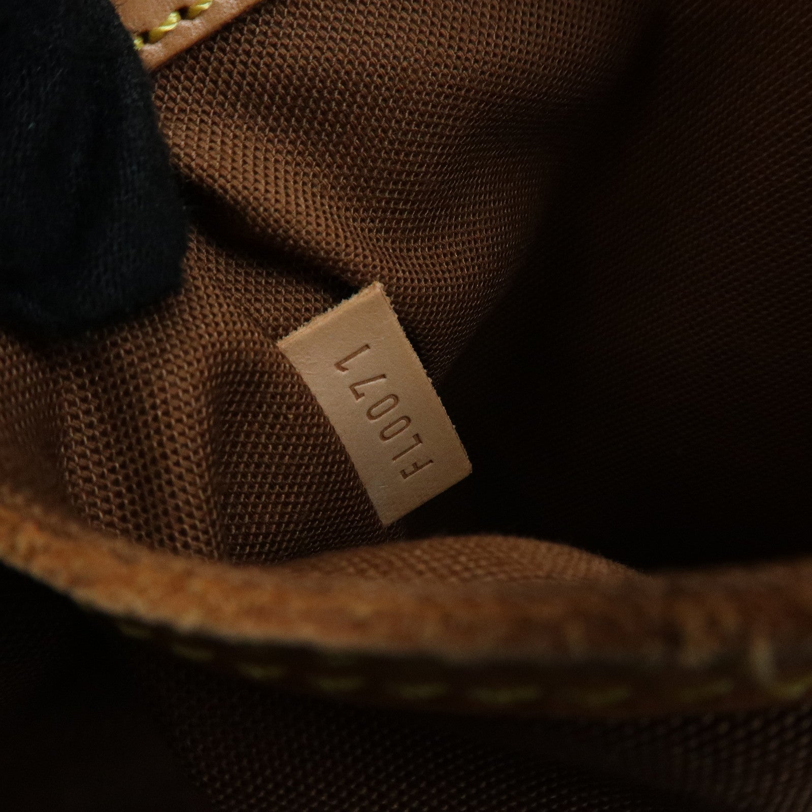 Louis Vuitton Monogram Alma Canvas Leather Hand Bag Brown M51130
