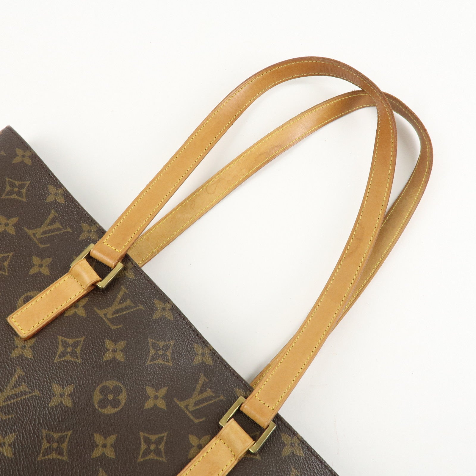 Louis Vuitton Monogram Luco Tote Bag Hand Bag Brown M51155 Used