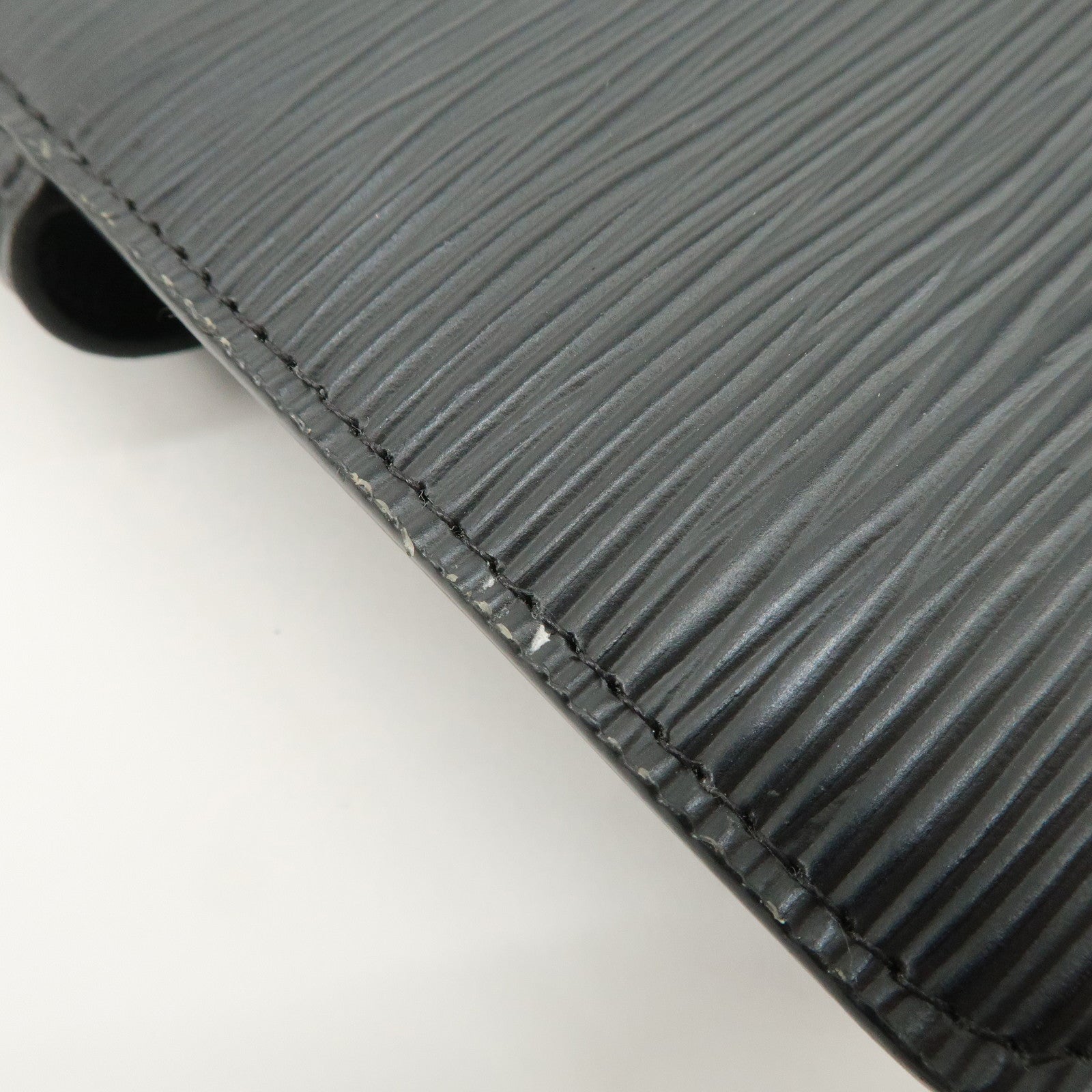 Louis Vuitton Epi Agenda MM Planner Cover Noir Black R20202