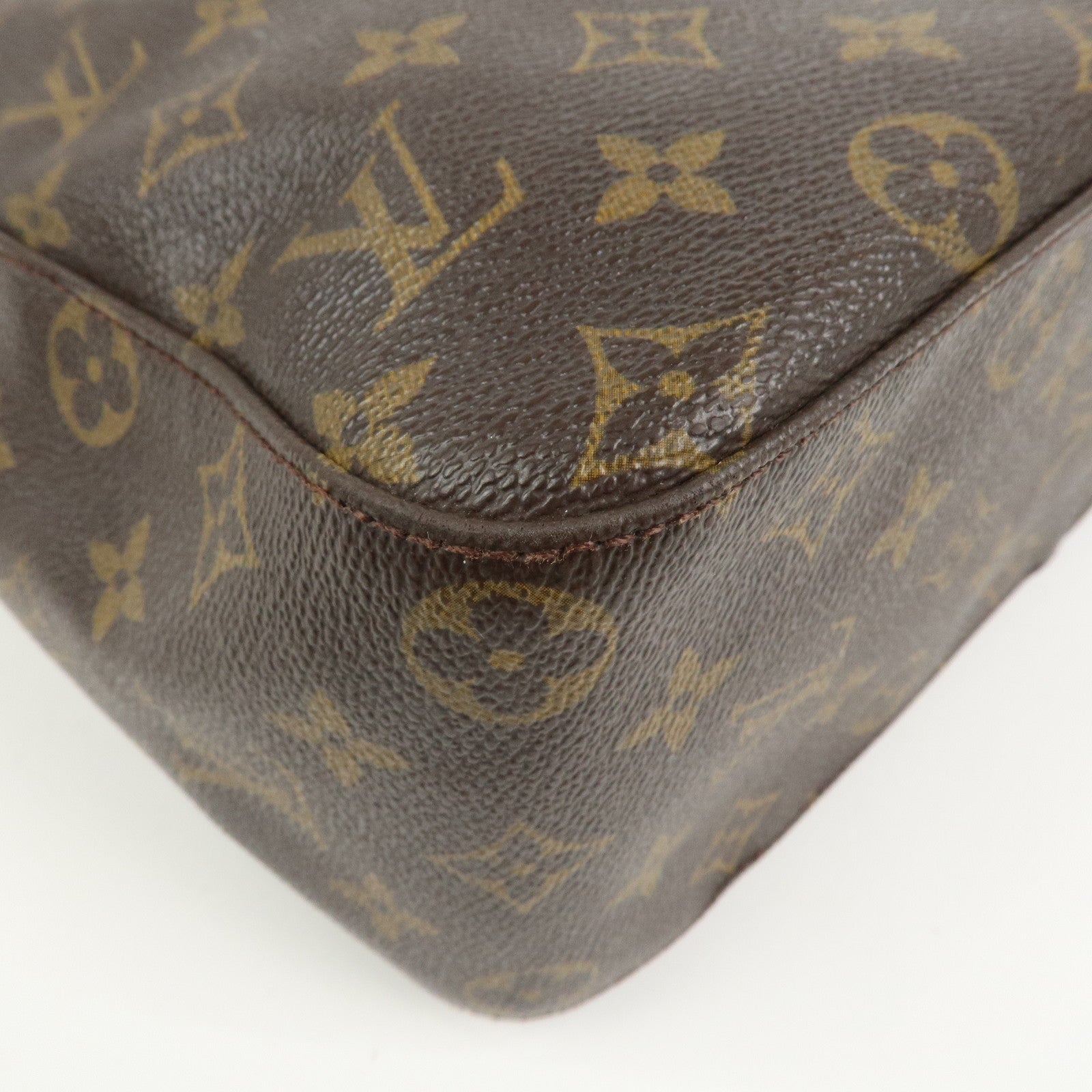 Louis Vuitton Monogram Looping GM Shoulder Bag Brown M51145