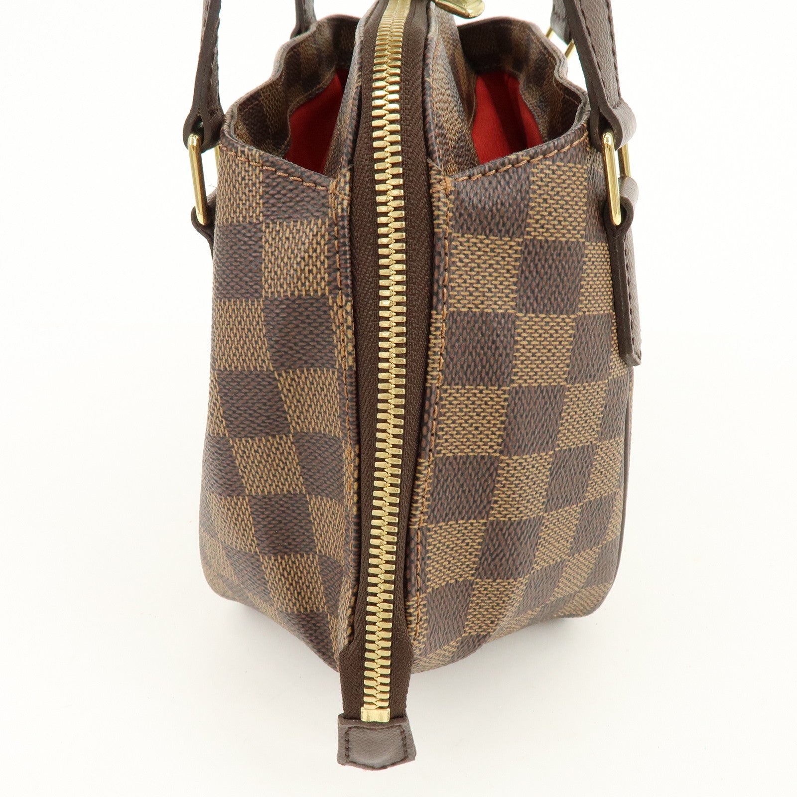 Louis Vuitton Damier Canvas Belem PM Hand Bag Brown N51173
