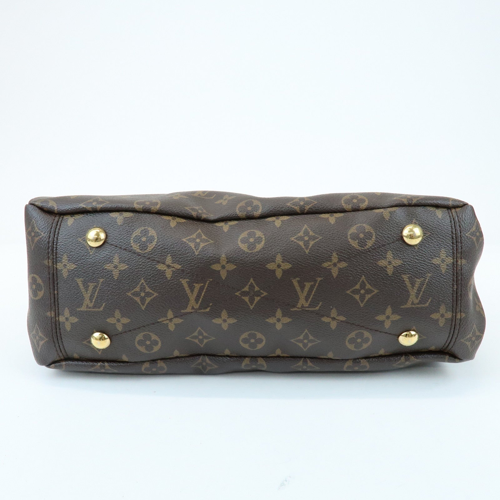 Louis Vuitton Monogram Pallas Hand Bag Shoulder Bag Avana M40907