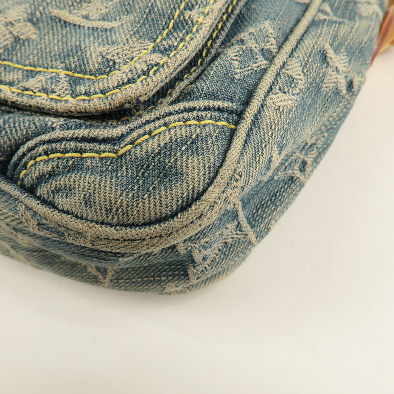 Louis Vuitton Monogram Denim Camera Bag Shoulder Bag Blue M95348