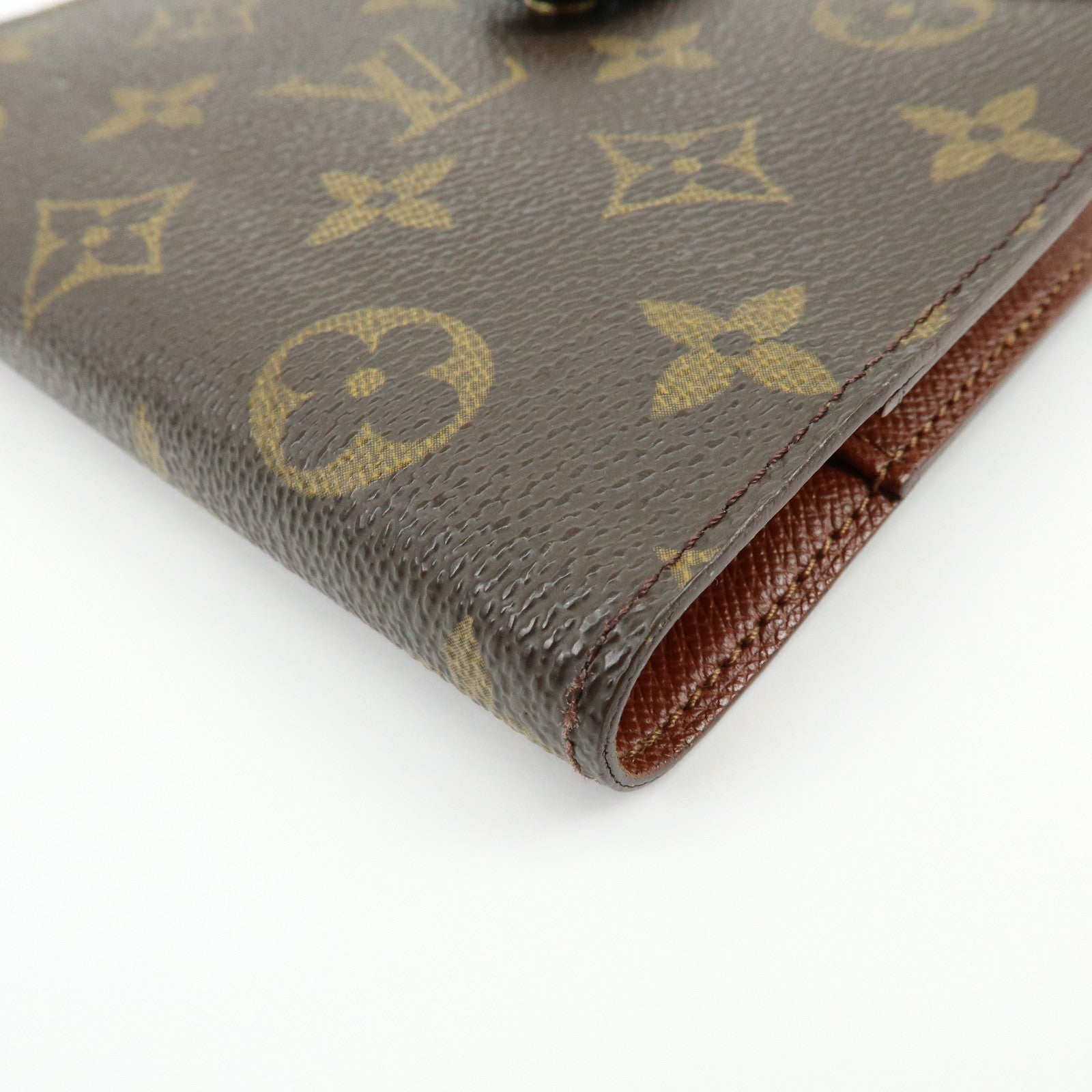 Louis Vuitton Monogram Agenda PM Planner Cover Brown R20005
