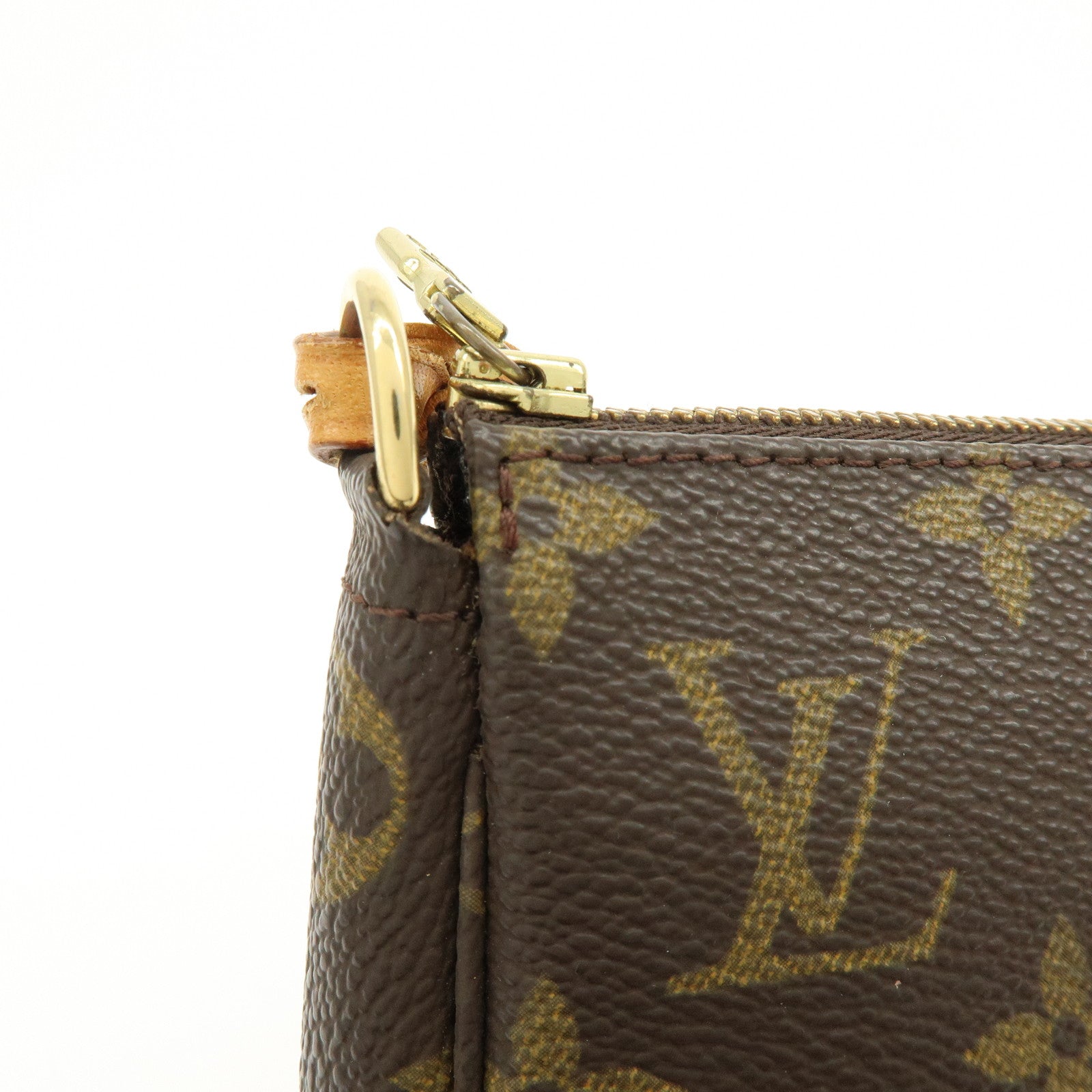Louis Vuitton Monogram Pochette Accessoires Pouch Hand Bag M51980