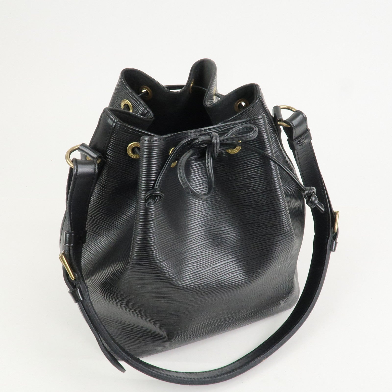 Louis Vuitton Epi Leather Petit Noe Shoulder Bag Noir Black M59012