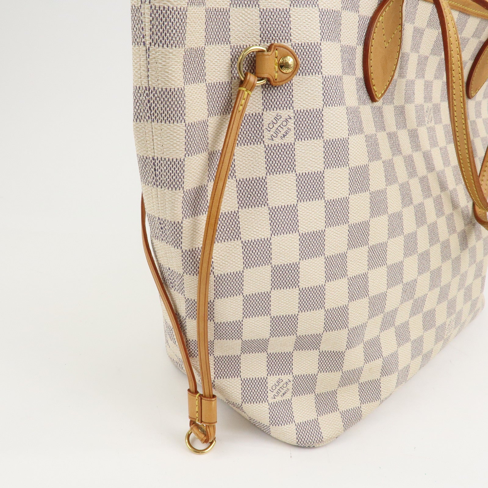 Louis Vuitton Damier Azur Neverfull MM Tote Bag Shoulder Bag N51107