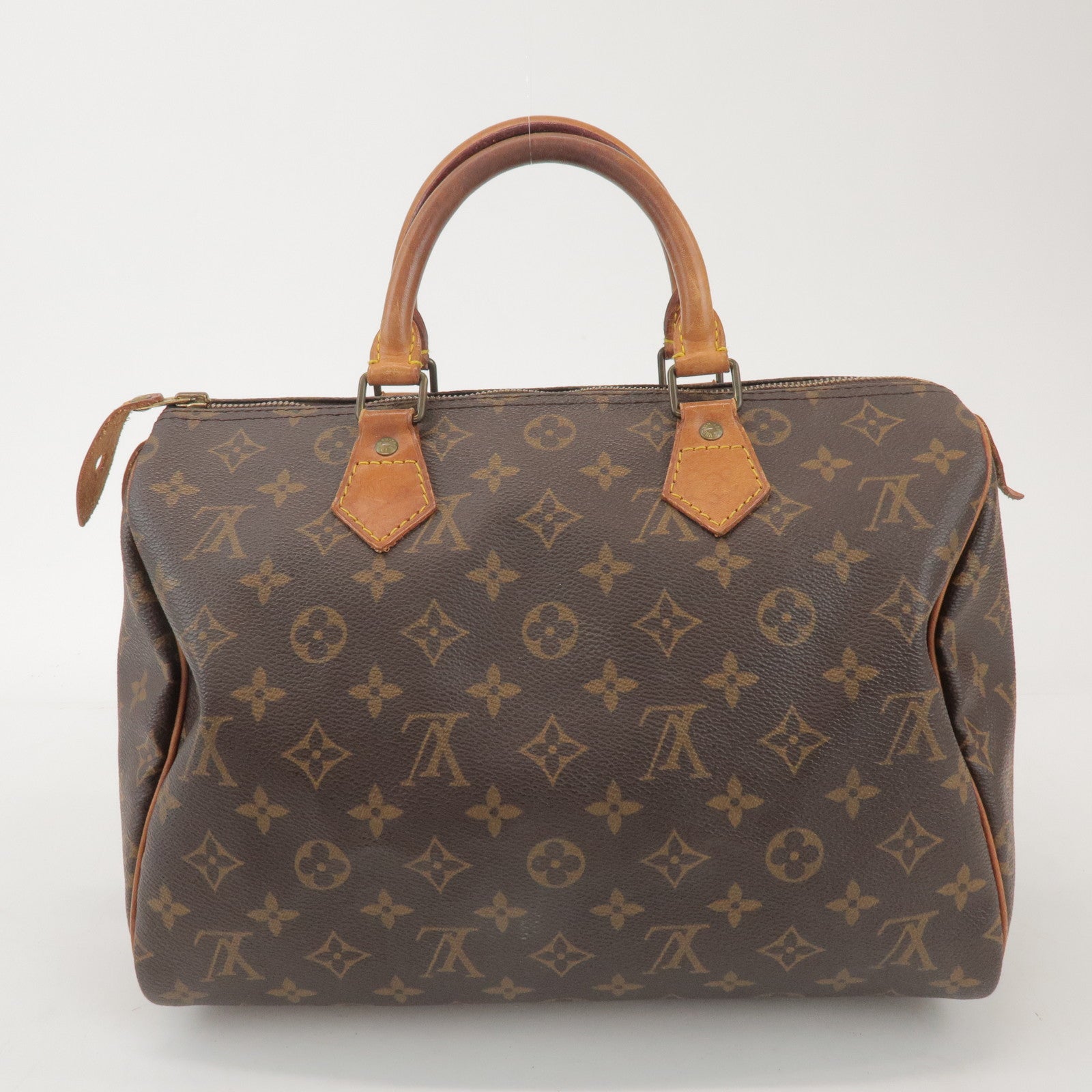 Louis Vuitton Monogram Speedy 30 Boston Bag Hand Bag Brown M41526