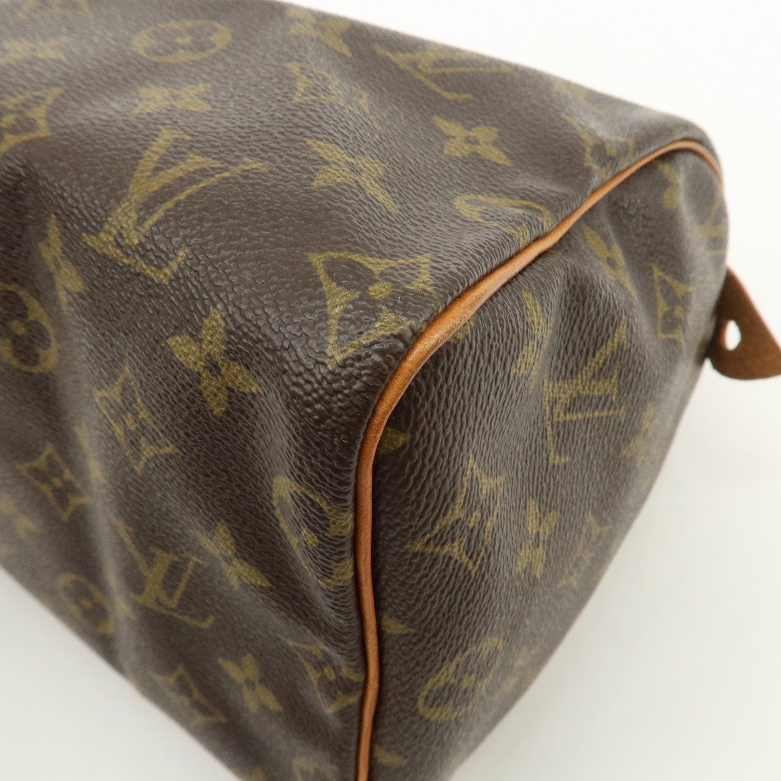 Louis Vuitton Monogram Speedy 25 Boston Bag Hand Bag Brown M41528
