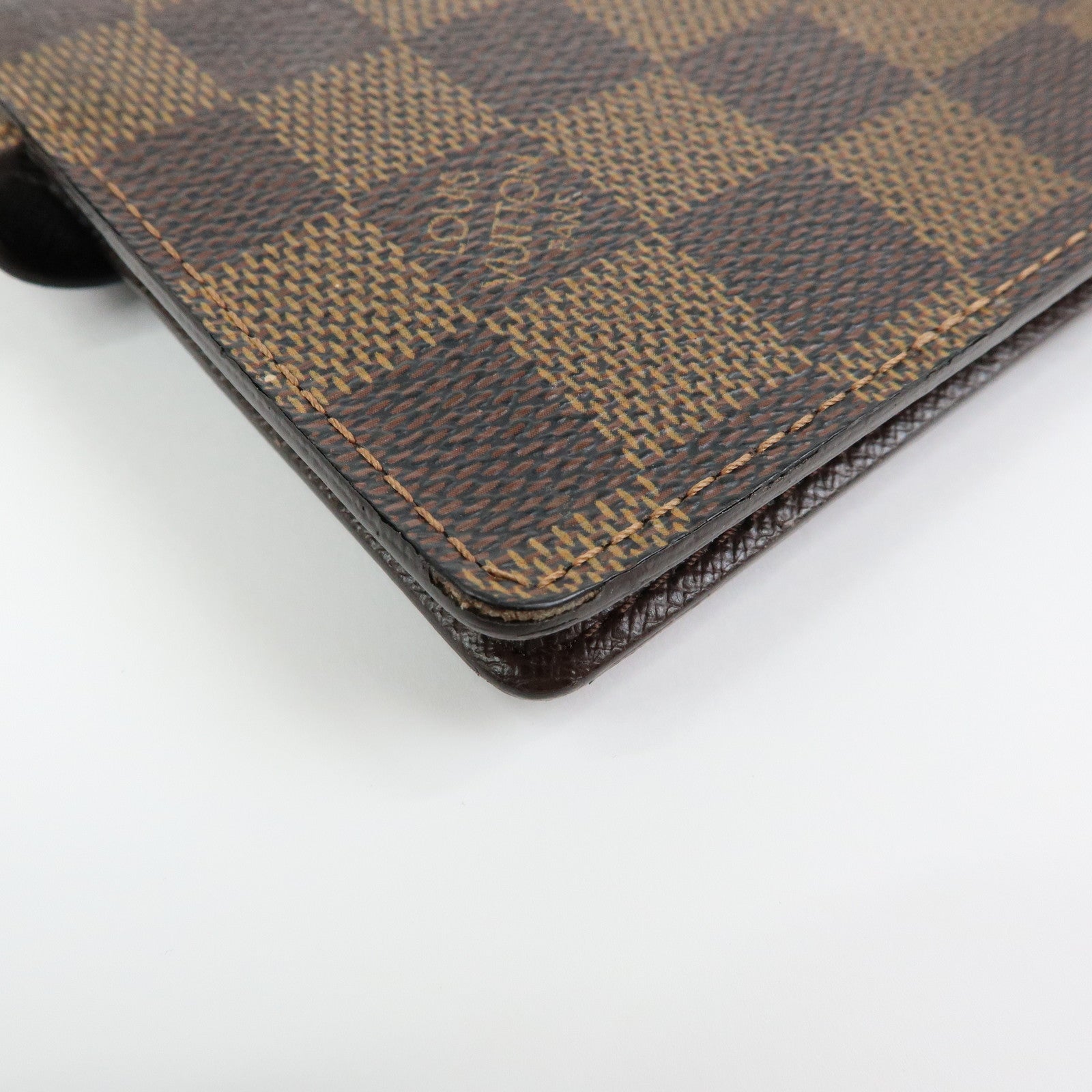 Louis Vuitton Damier Agenda PM Planner Cover Brown R20700