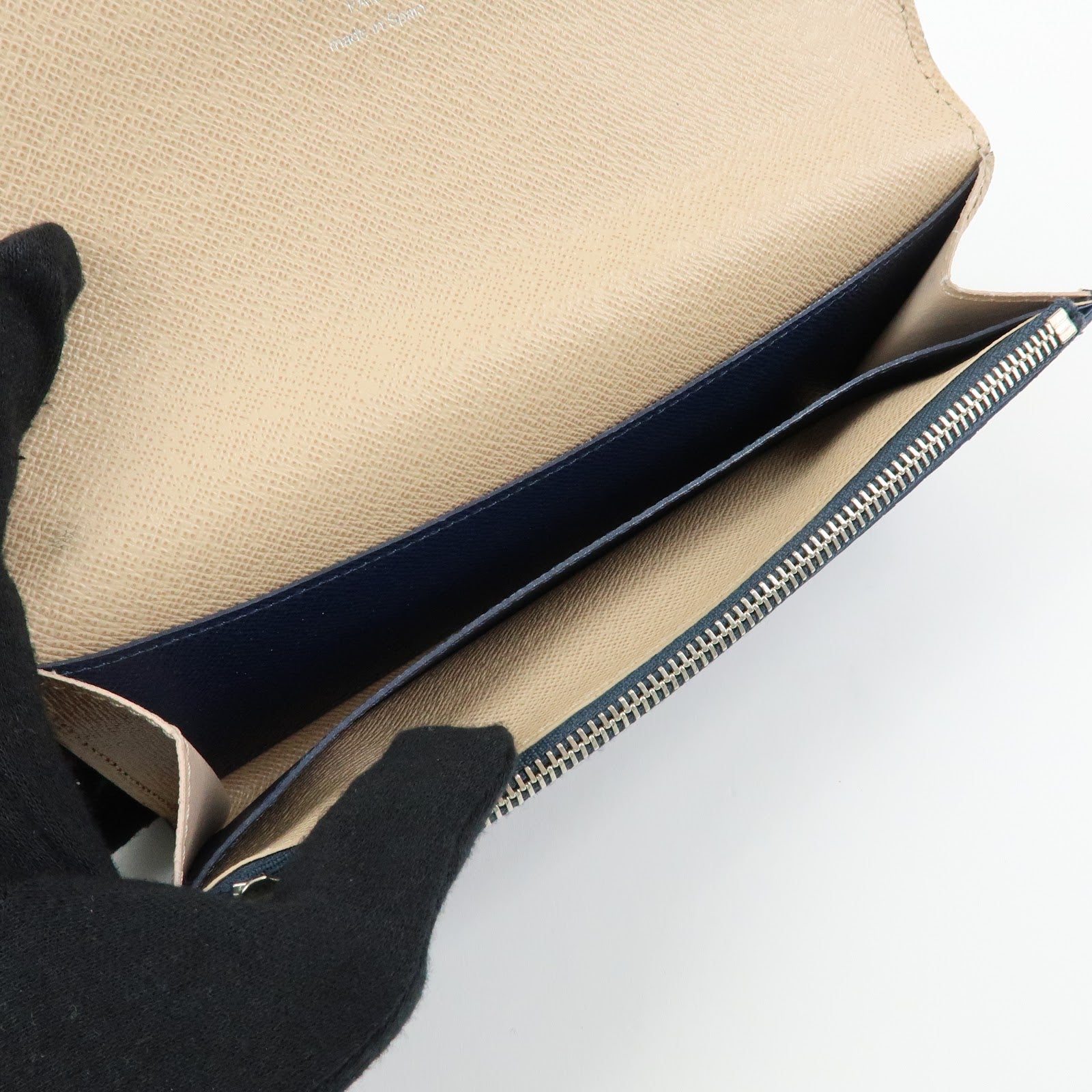 Louis Vuitton Epi Portefeuille Emilie Wallet Indigo Blue M60854
