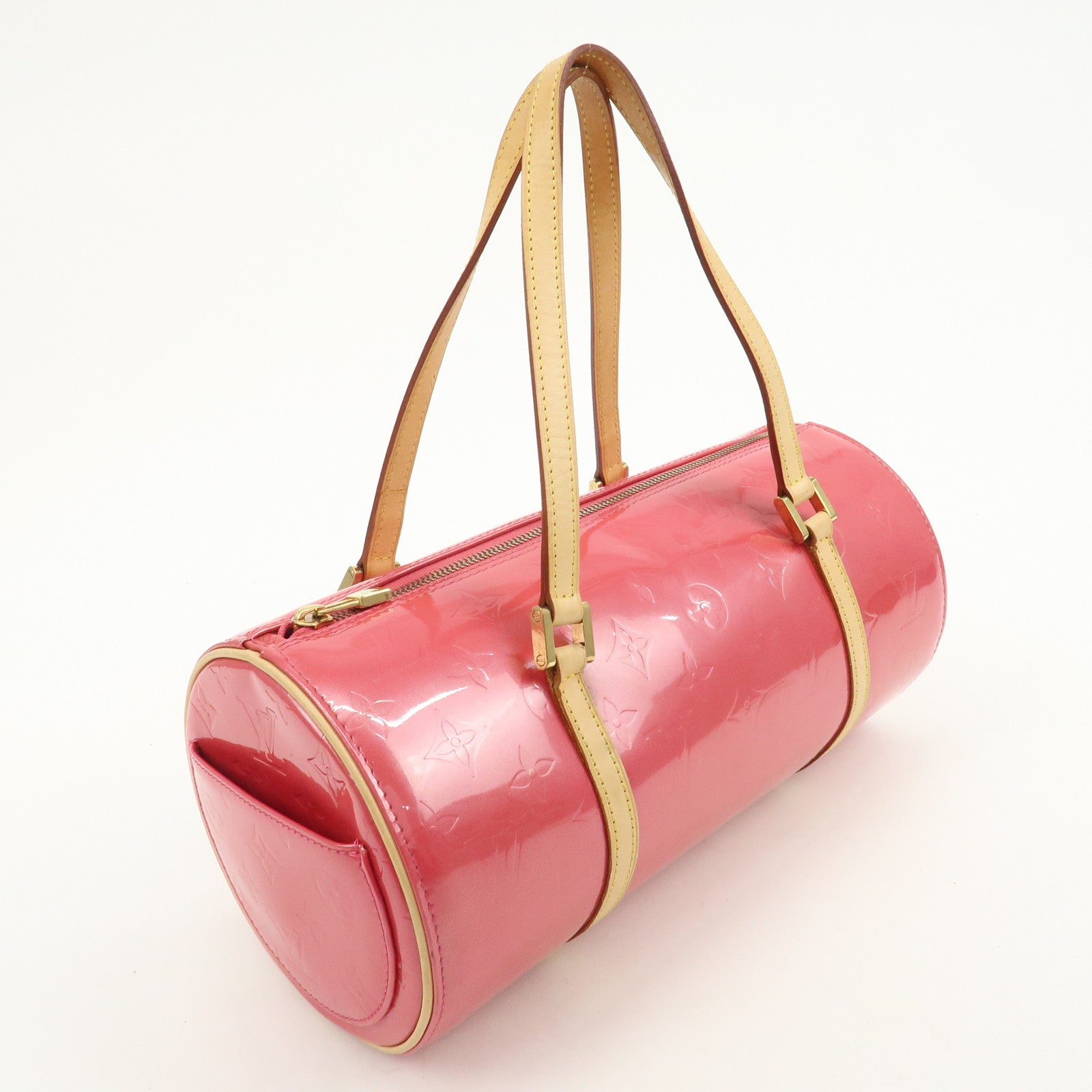Louis Vuitton Monogram Vernis Bedford Hand Bag Framboise M9133F