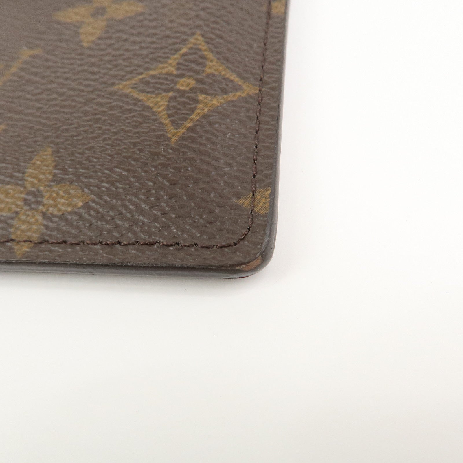 Louis Vuitton Monogram Porte Cartes Simple Card Case Fuchsia M60703