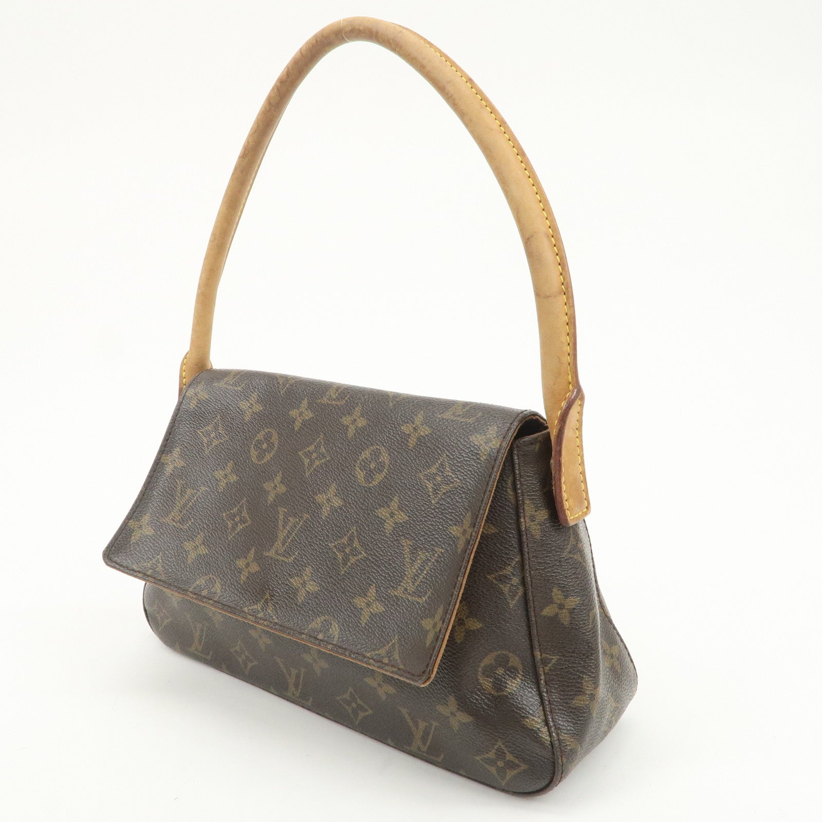 Louis Vuitton Monogram Mini Looping Shoulder Bag Brown M51147