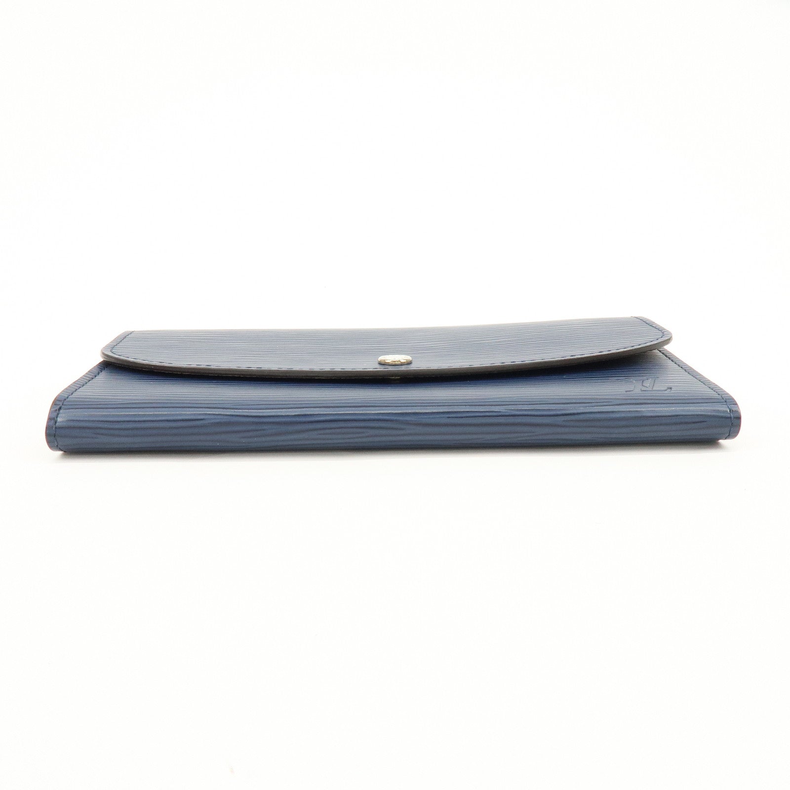 Louis Vuitton Epi Portefeuille Emilie Wallet Indigo Blue M60854