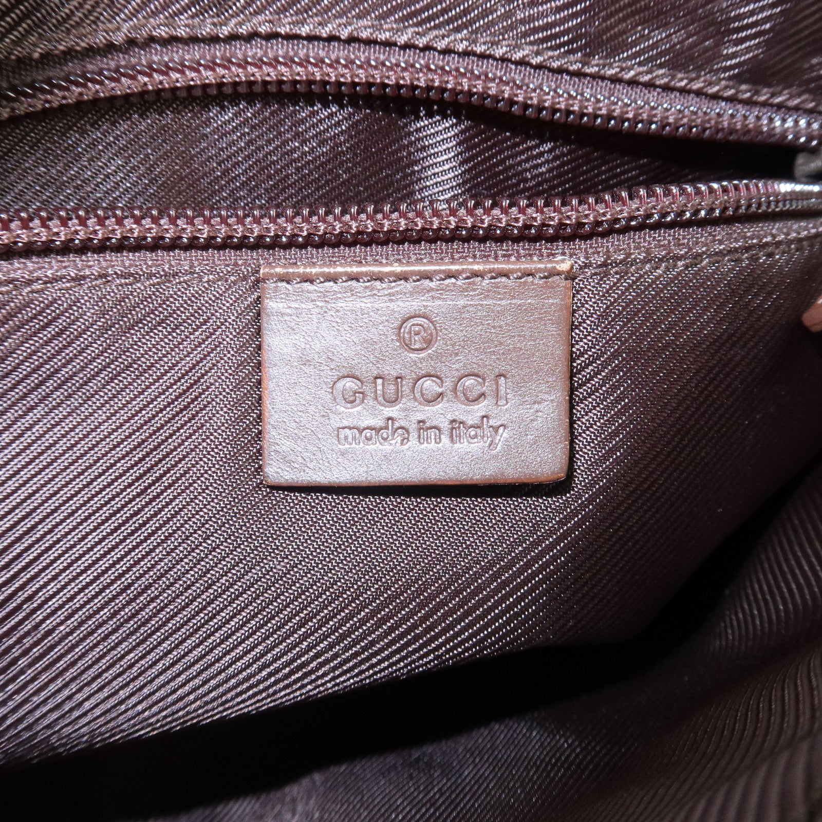 GUCCI GG Canvas Leather Shoulder Bag Crossbody Bag Brown 019.0433