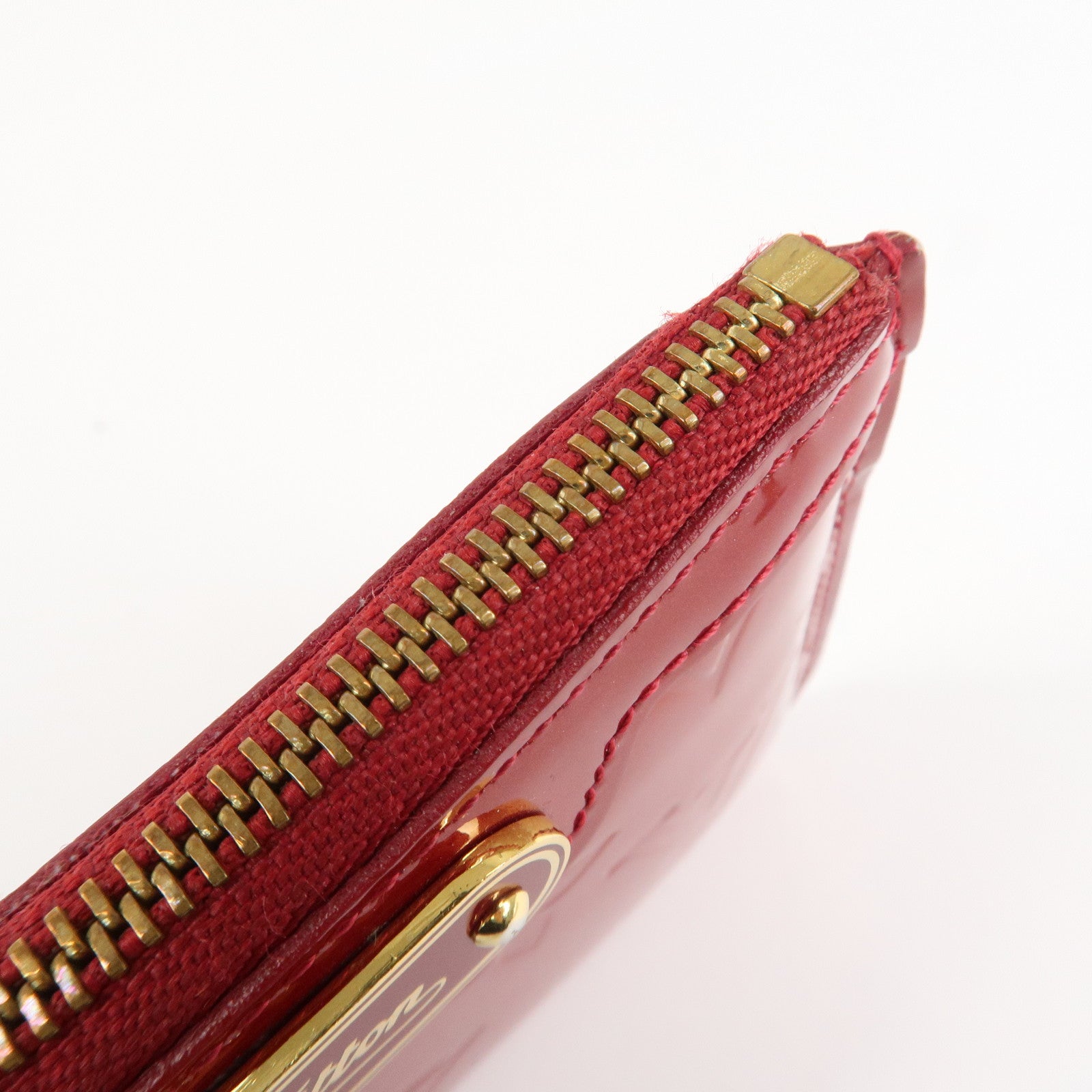 Louis Vuitton Monogram Vernis Pochette Cles NM Coin Case M93559 Used