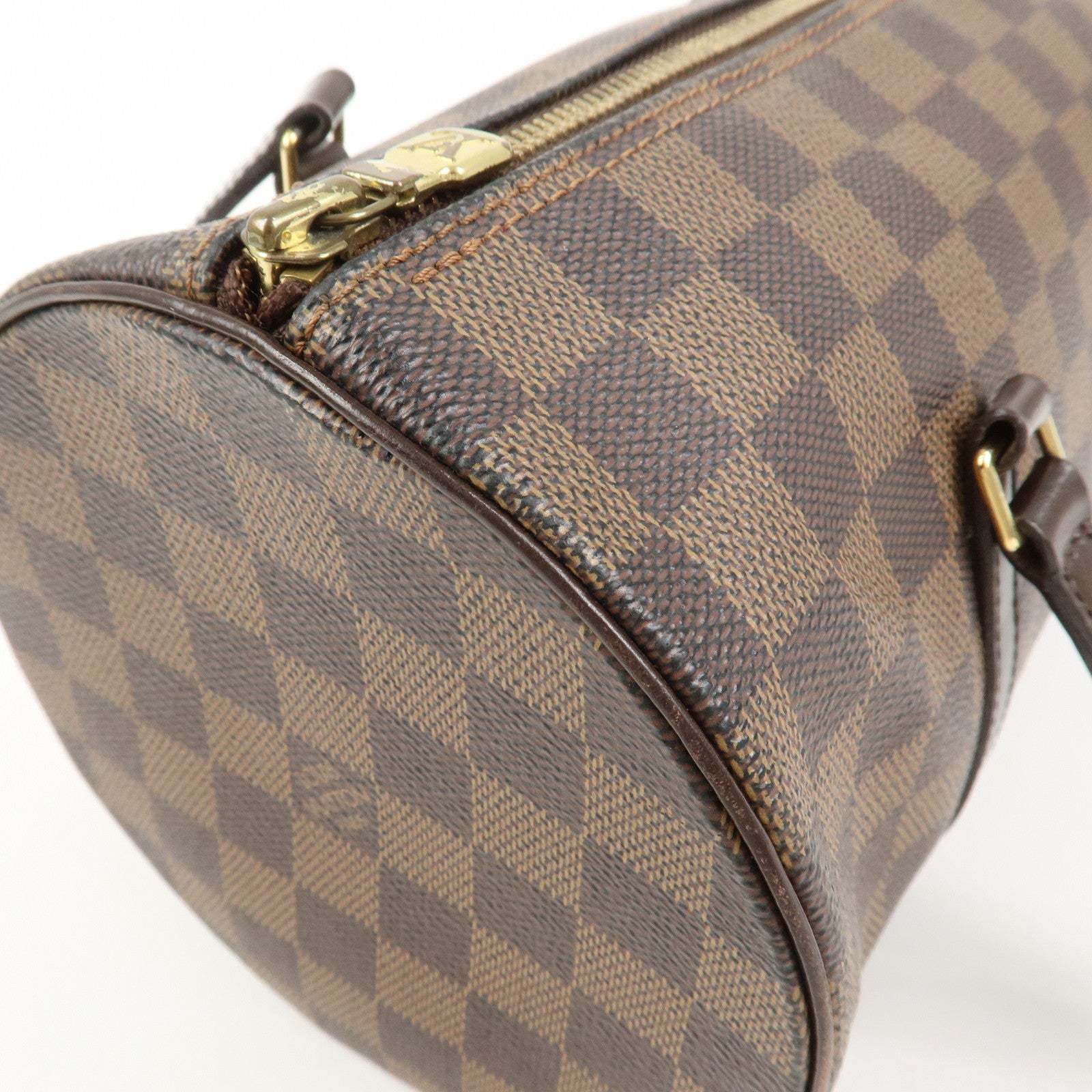 Louis Vuitton Damier Ebene Papillon 30 Hand Bag Brown N51303