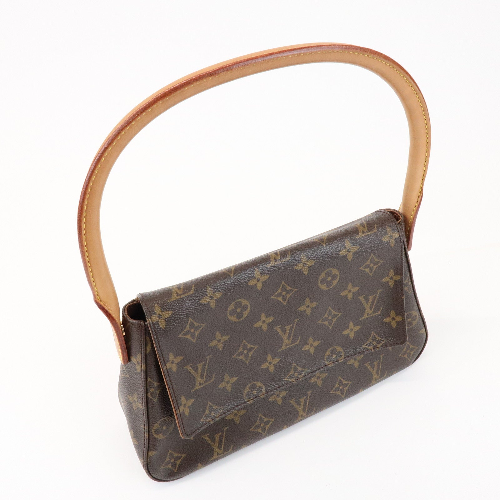 Louis Vuitton Monogram Mini Looping Shoulder Bag Brown M51147