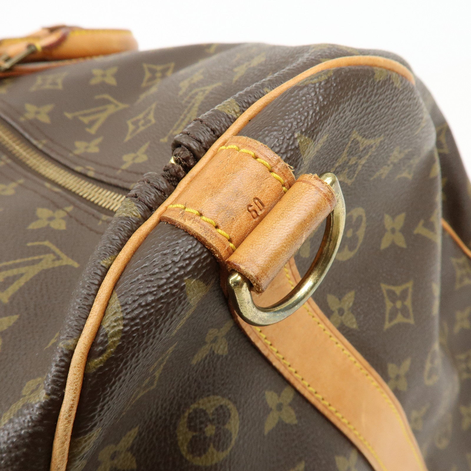 Louis Vuitton Monogram Keep All Bandouliere 60 Boston Bag M41412