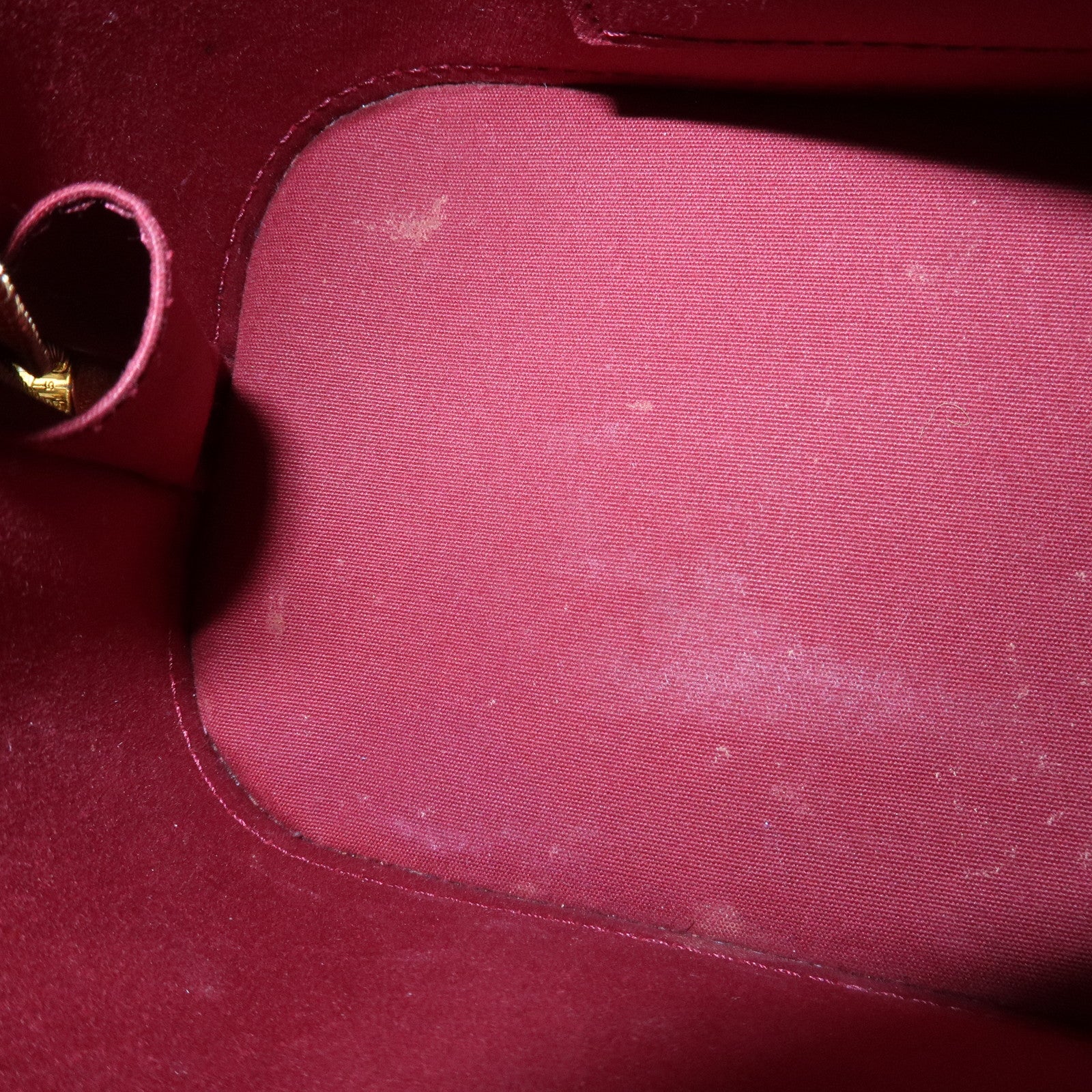 Louis Vuitton Monogram Vernis Alma BB Hand Bag Griotte M90231 Used