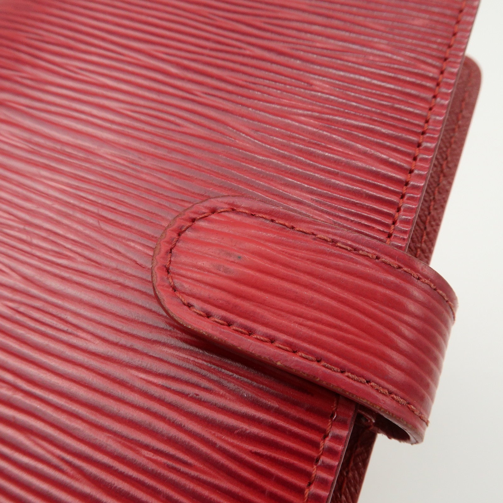 Louis Vuitton Epi Set of 2 Agenda Cover Castilian Red R20059 R20057 Used