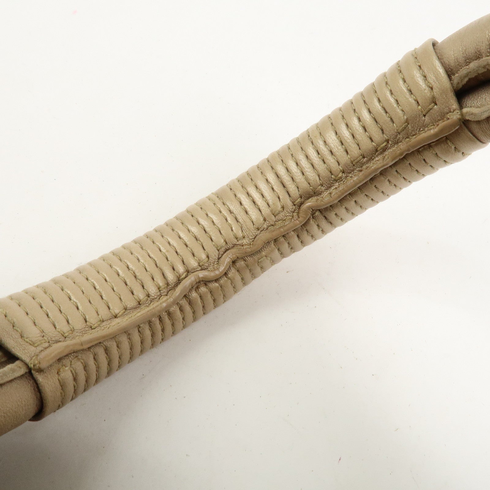 LOEWE Anagram Nappa Aire Leather Hand Bag Shoulder Bag Gold