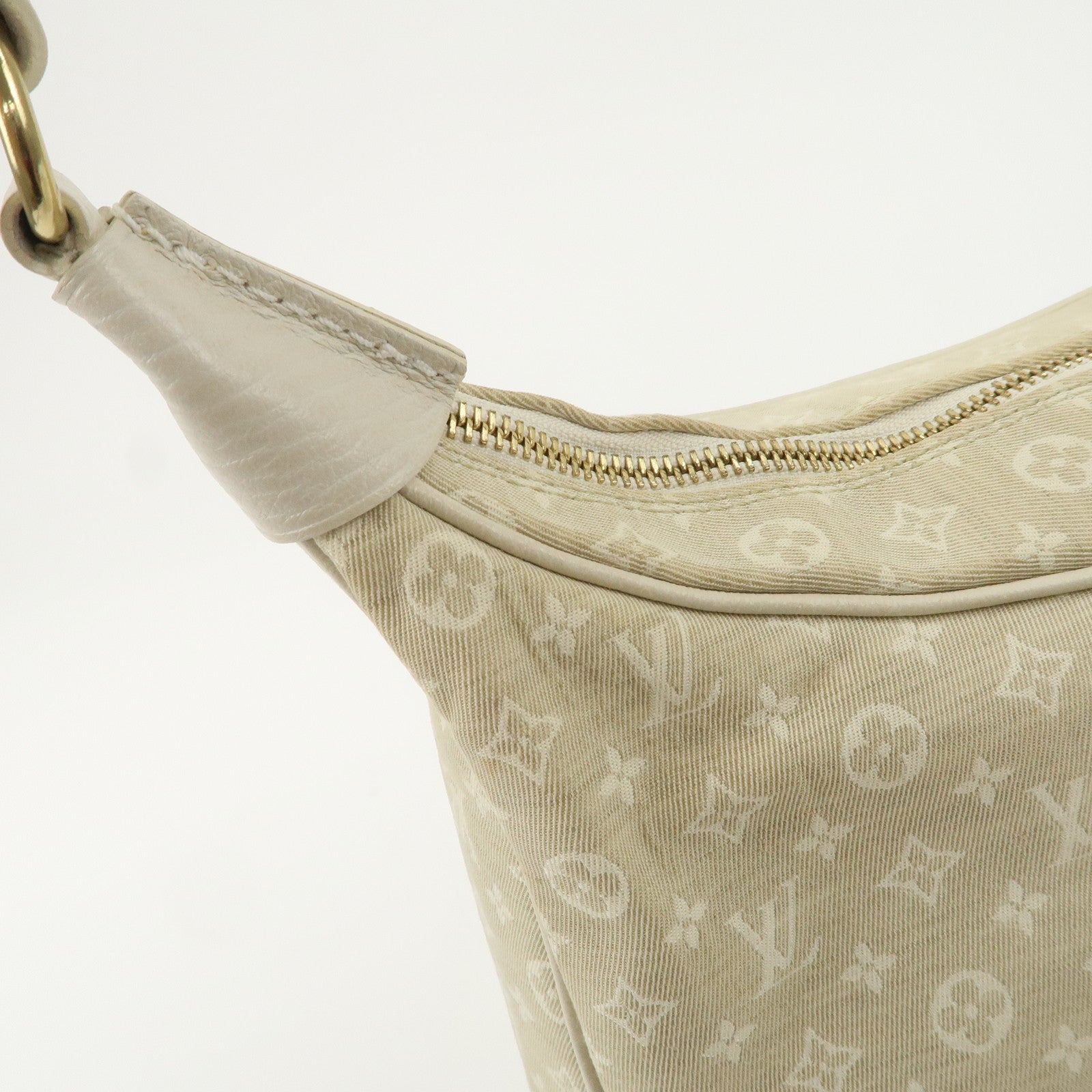 Louis Vuitton Monogram Mini Lin Boulogne Hand Bag Dune M95317