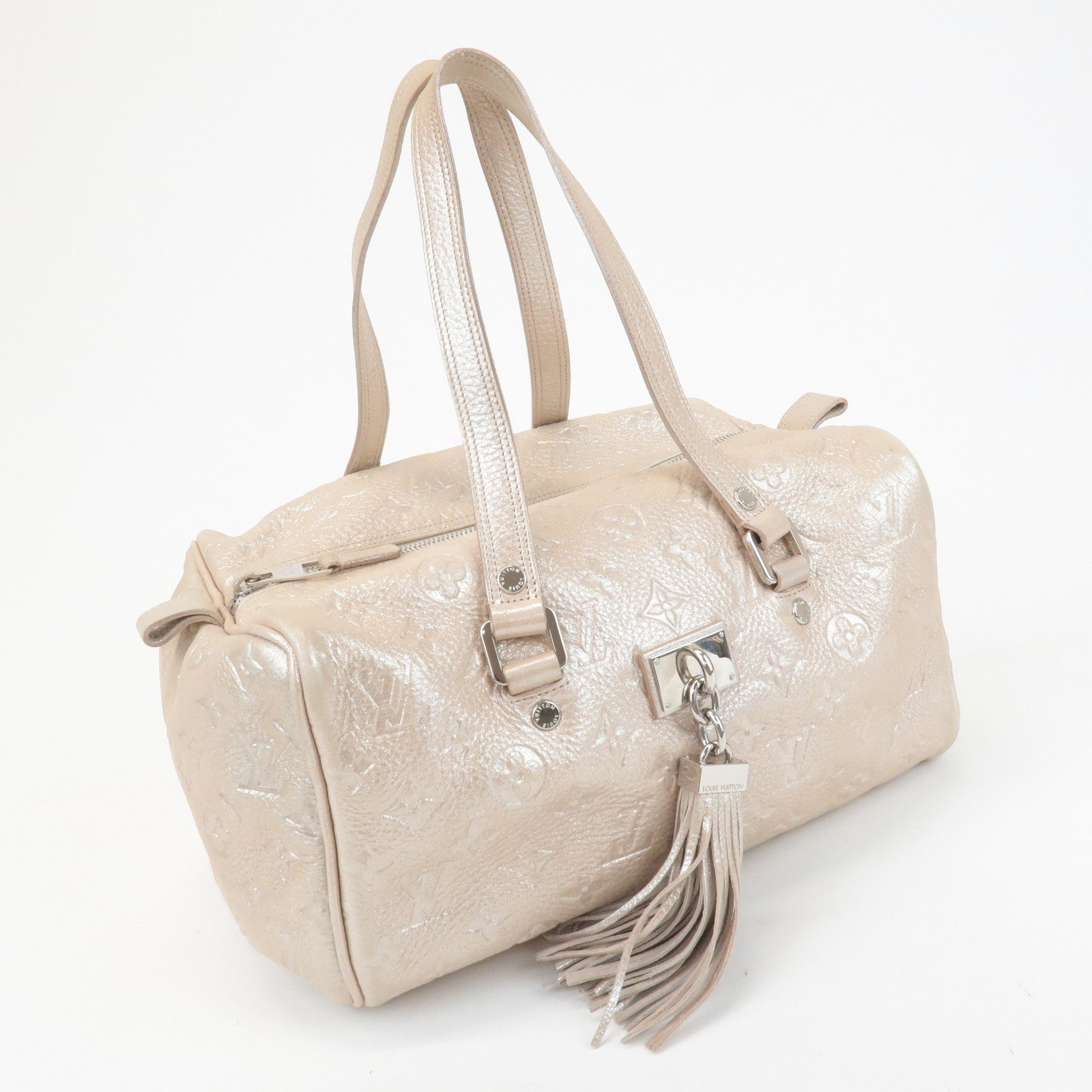 Louis Vuitton Monogram Shimmer Comet Leather Hand Bag M95818 Used