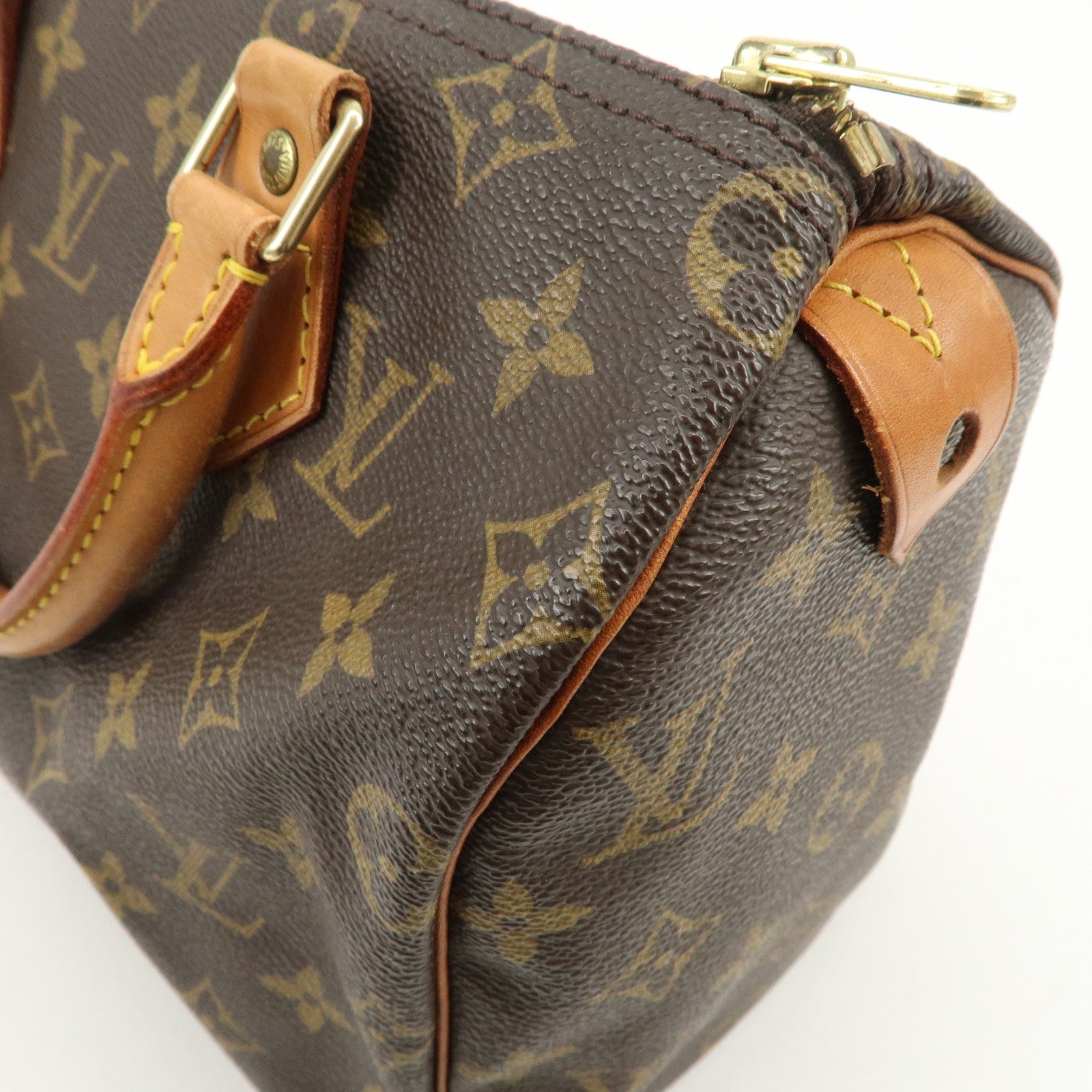 Louis Vuitton Monogram Speedy 25 Boston Bag Hand Bag Brown M41528