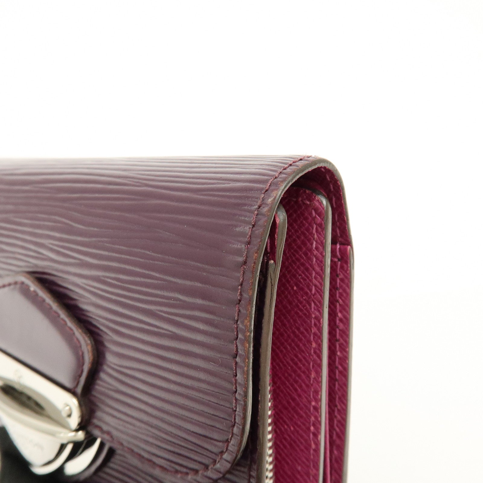 Louis Vuitton Epi Portefeuille Joy Leather Wallet Cassis M6658K