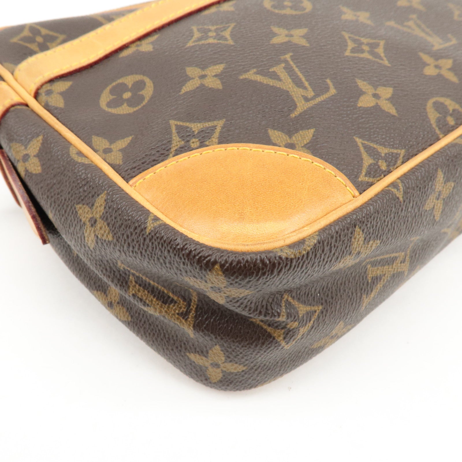 Louis Vuitton Monogram Compiegne 28 Pouch Clutch Bag Brown M51845 Used