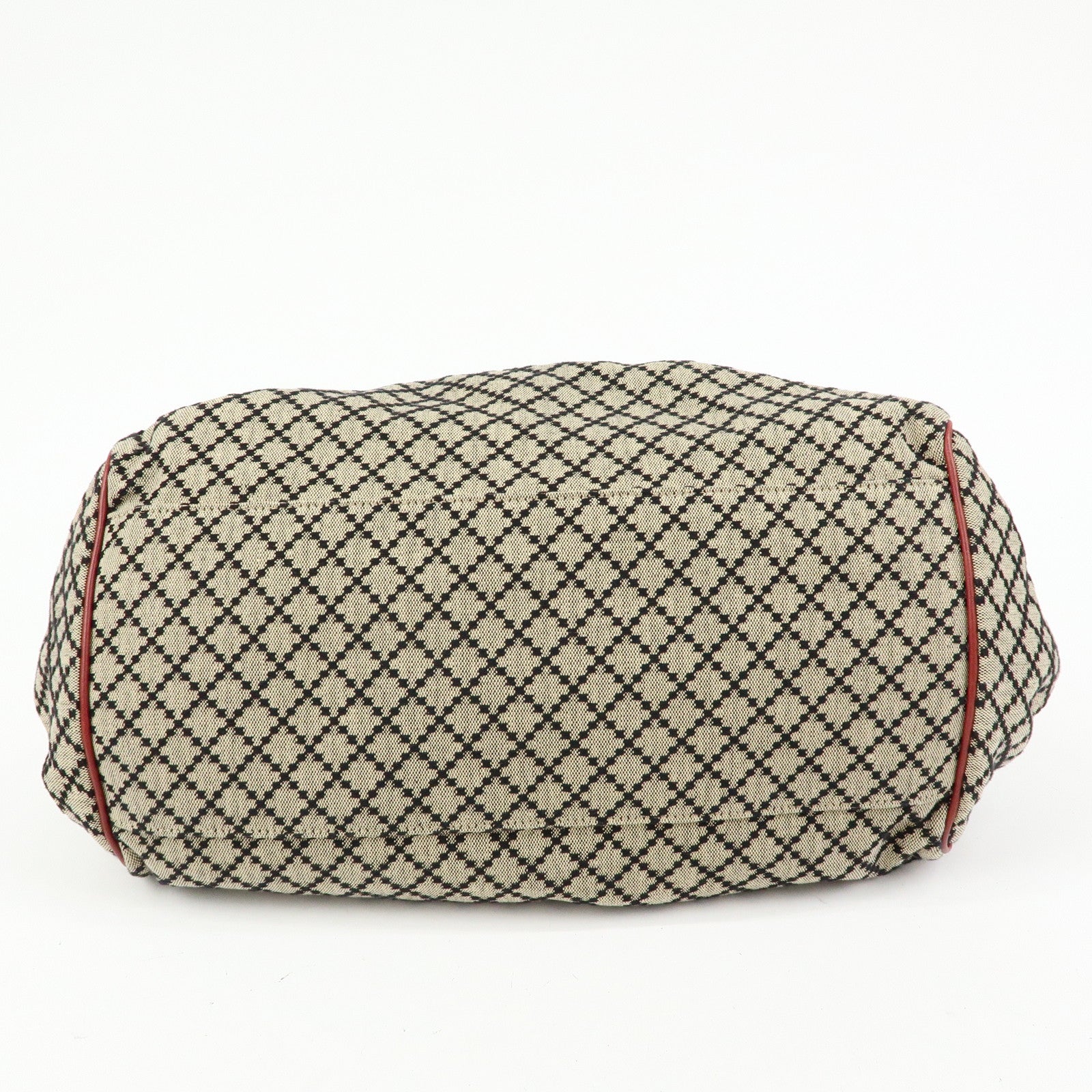 GUCCI Diamante Sukey Canvas Leather 2WAY Hand Shoulder Bag 223974