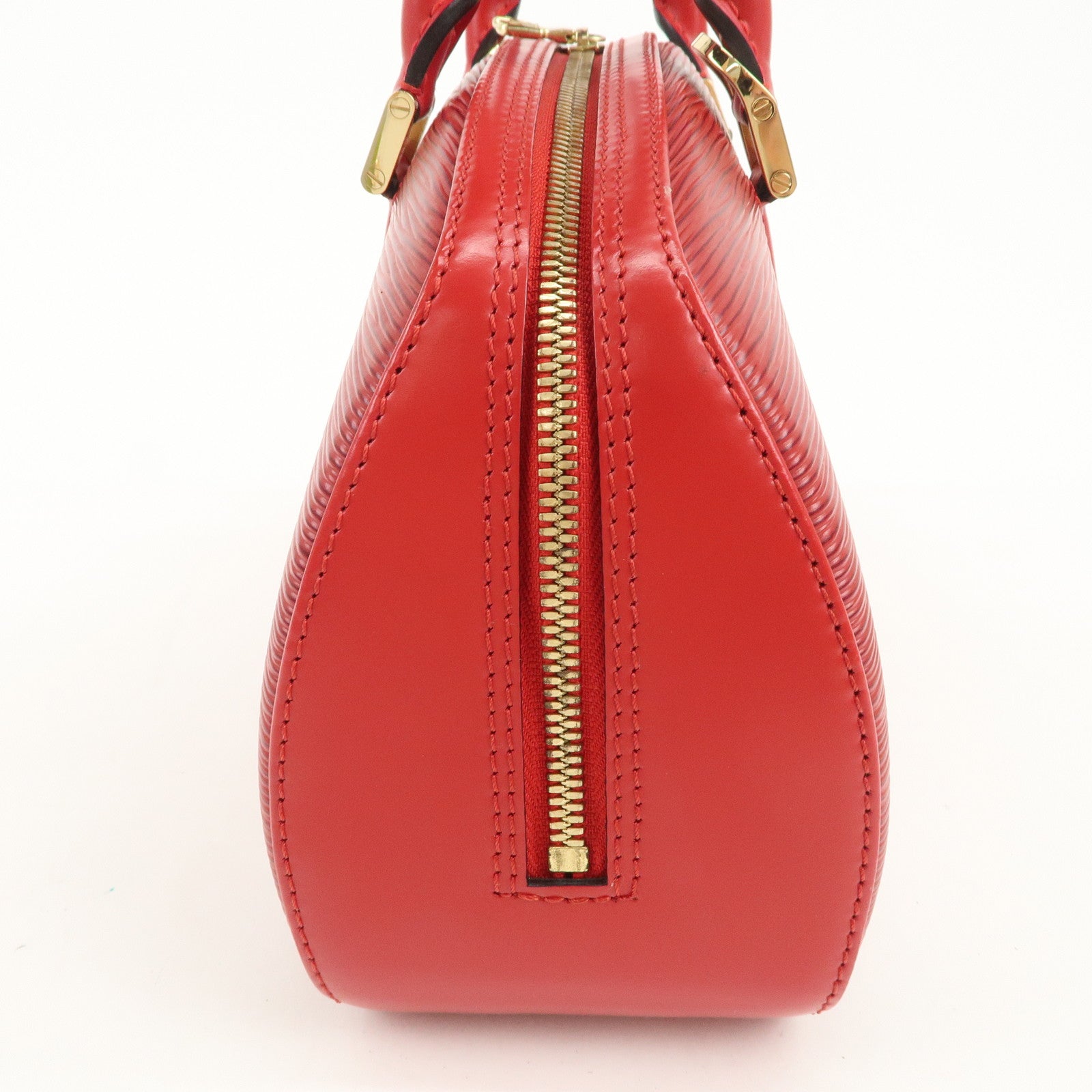 Louis Vuitton Epi Leather Jasmine Hand Bag Castilian Red M52087