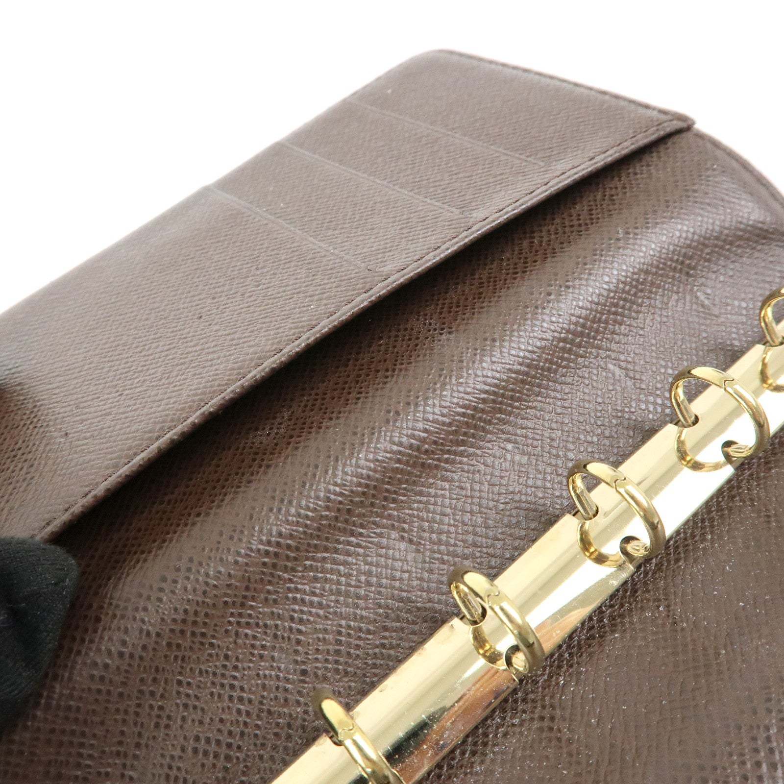 Louis Vuitton Damier Agenda PM Planner Cover Brown R20700
