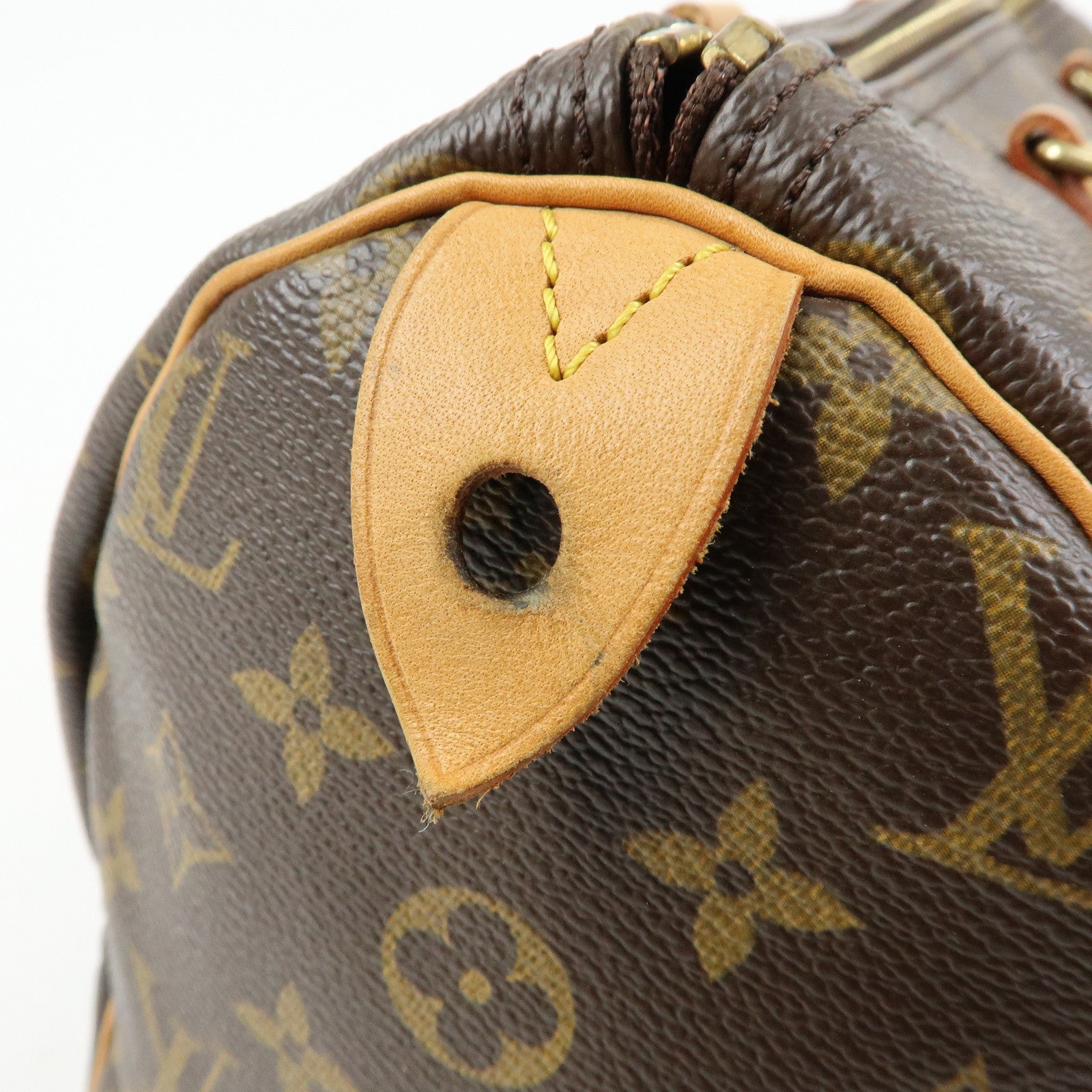 Louis Vuitton Monogram Speedy 30 Boston Bag Hand Bag Brown M41526