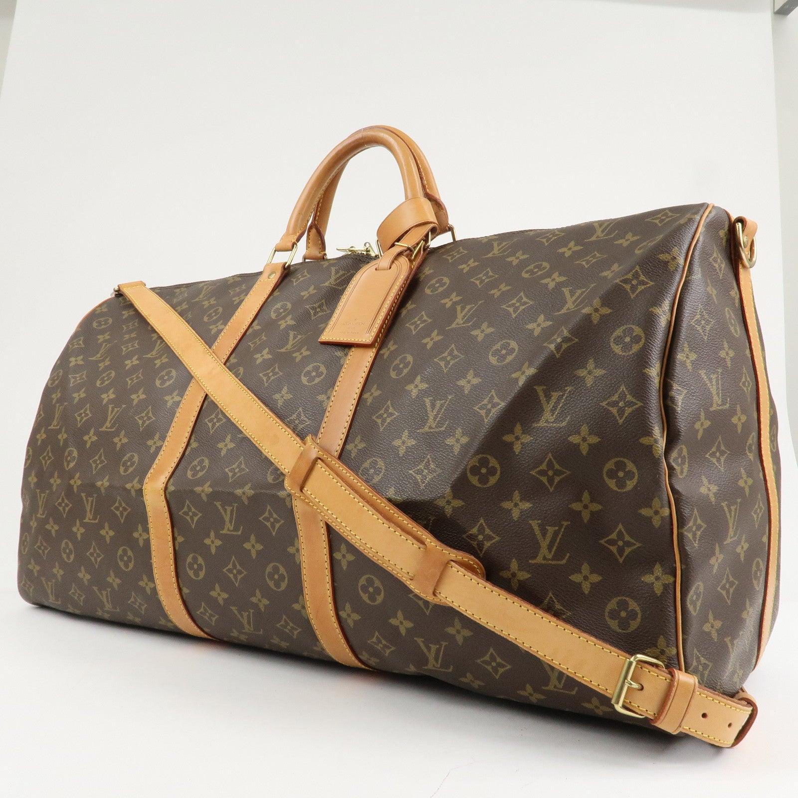 Louis Vuitton Monogram Keep All Bandouliere 60 Boston Bag M41412 Used