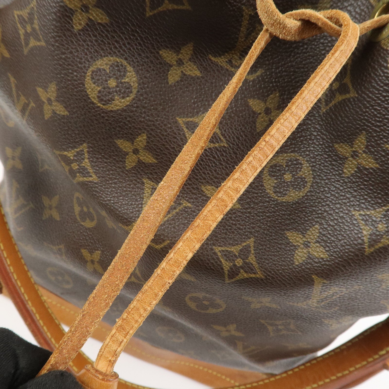 Louis Vuitton Monogram Noe Shoulder Bag Hand Bag Brown M42224