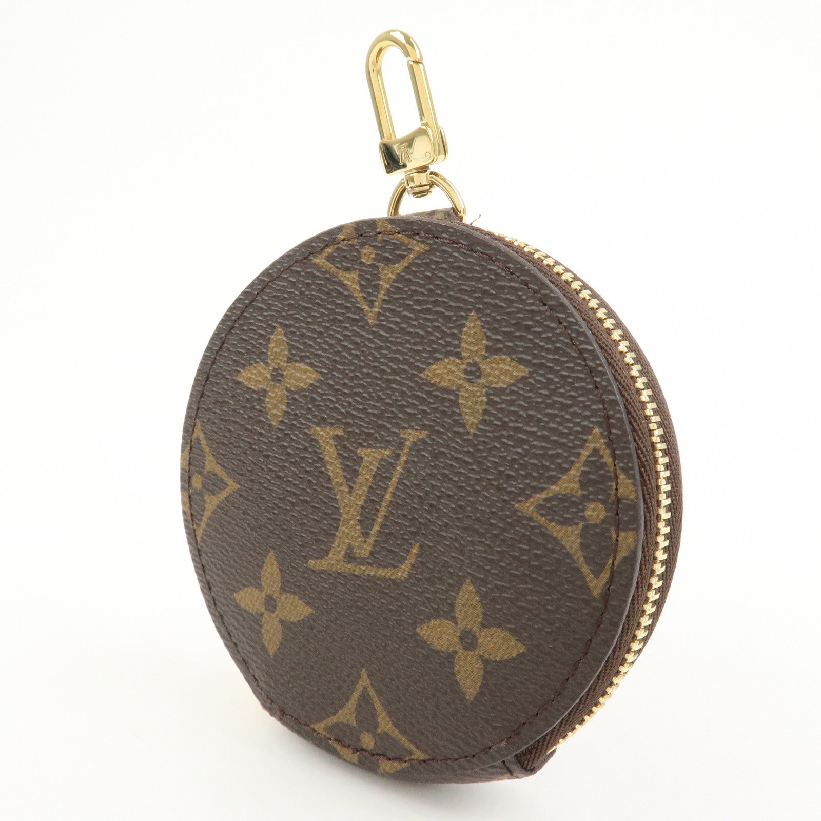 Louis Vuitton Monogram Canvas Coin Case Coin Wallet Brown