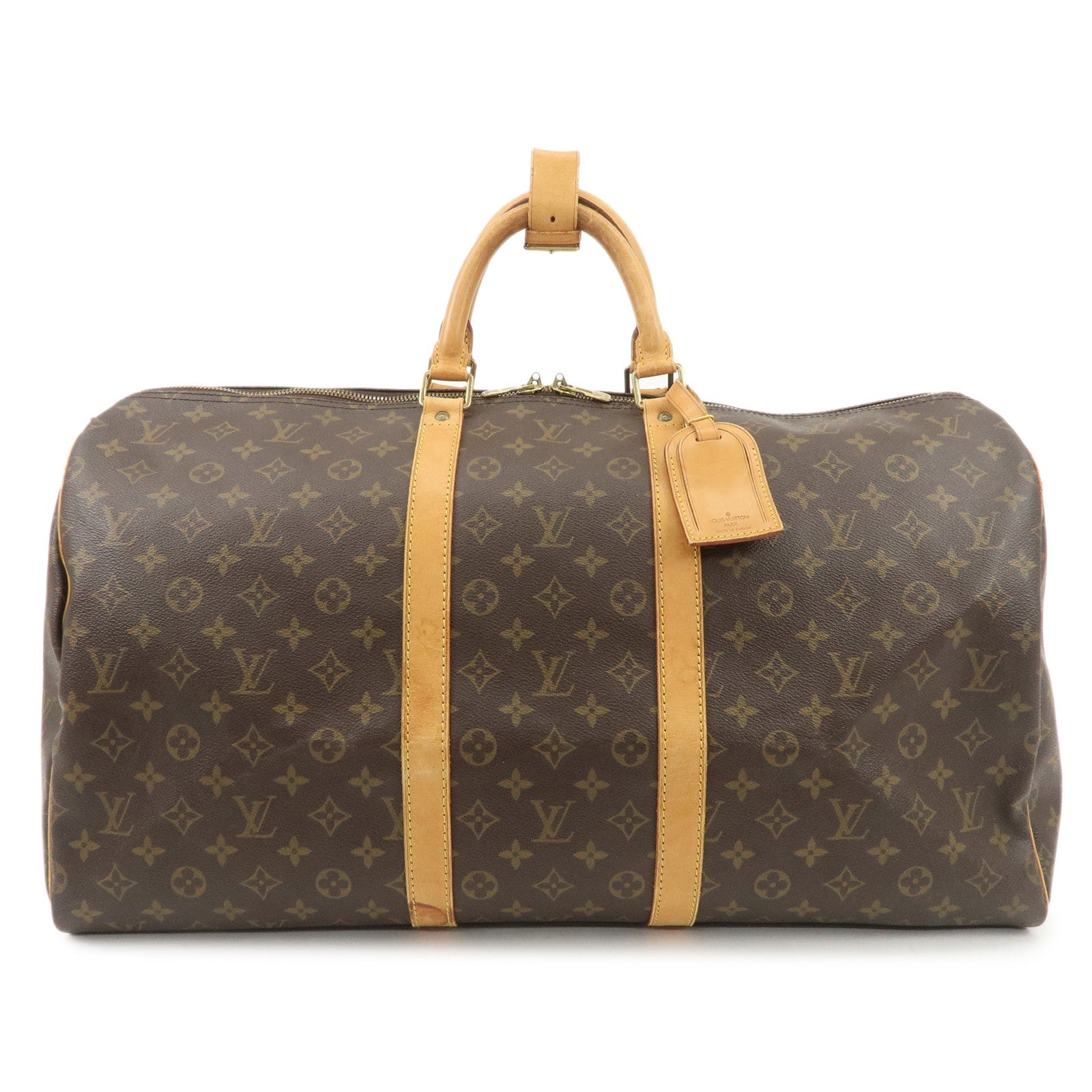 Louis Vuitton Monogram Keep All 55 Boston Bag Travel Bag M41424 Used
