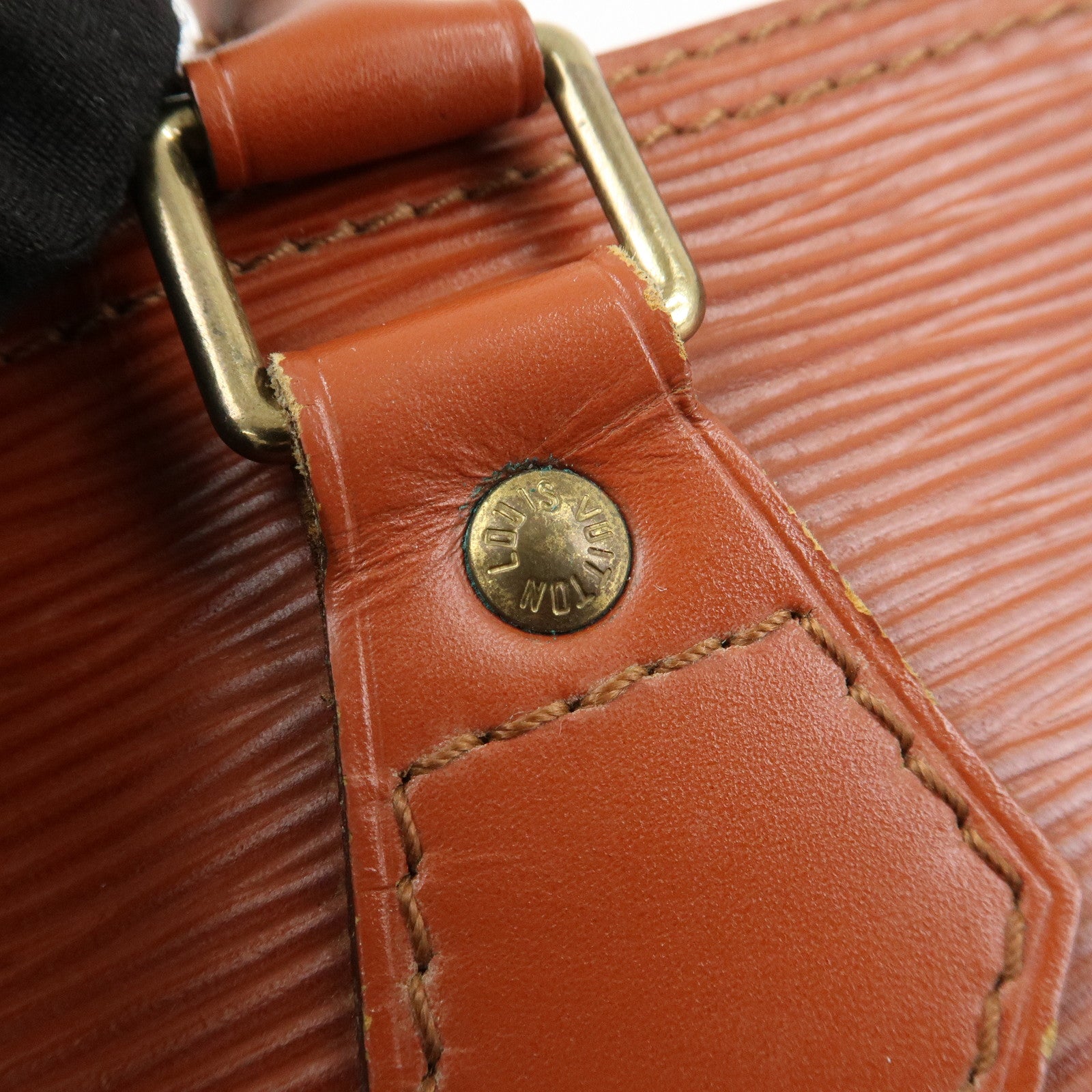 Louis Vuitton Epi Speedy 25 Hand Boston Bag Kenya Brown M43013 Used