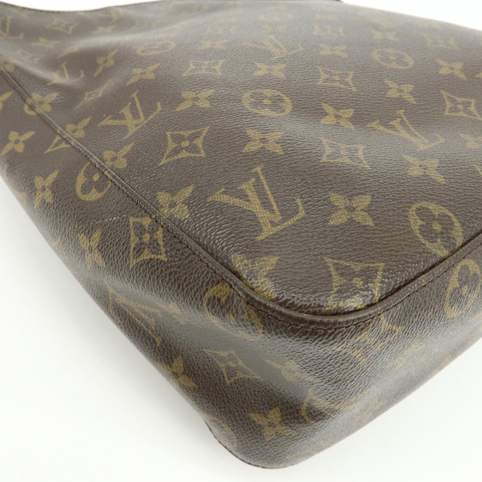 Louis Vuitton Monogram Looping GM Shoulder Bag Brown M51145