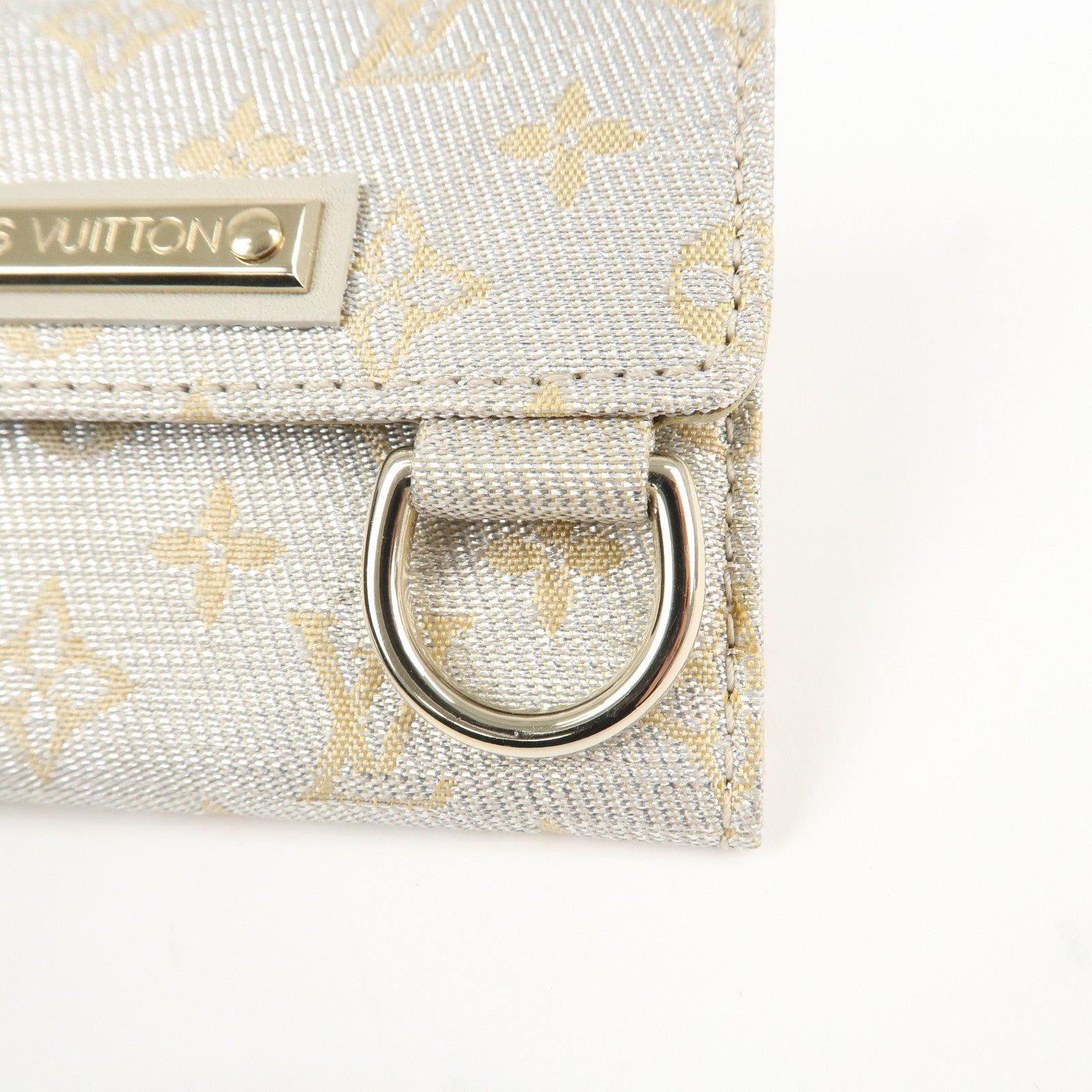 Louis Vuitton Monogram Shine Porte Monnaie Canvas Leather M92369 Used
