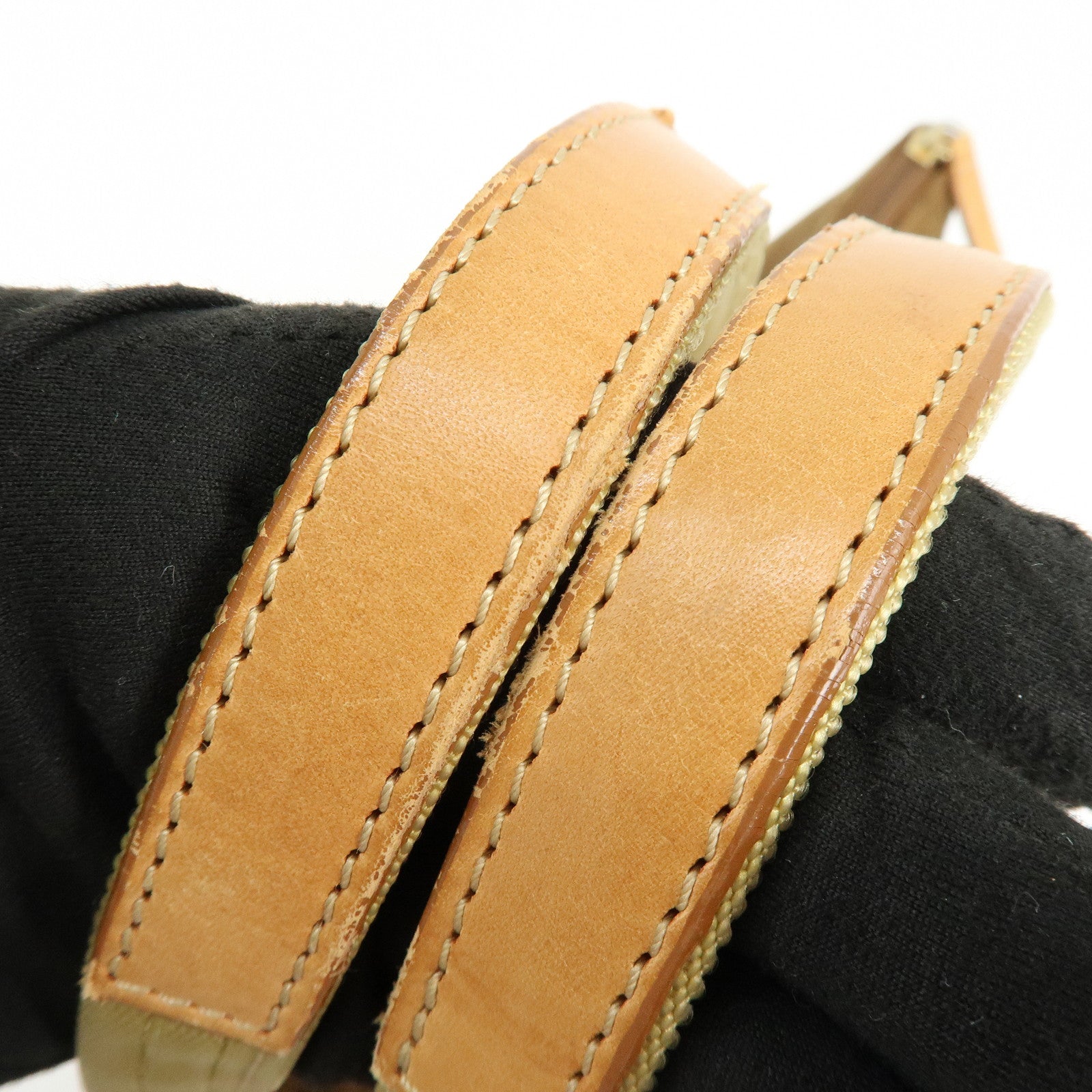 Ferragamo Suede Leather Tote Bag Shoulder Bag Hand Bag Brown