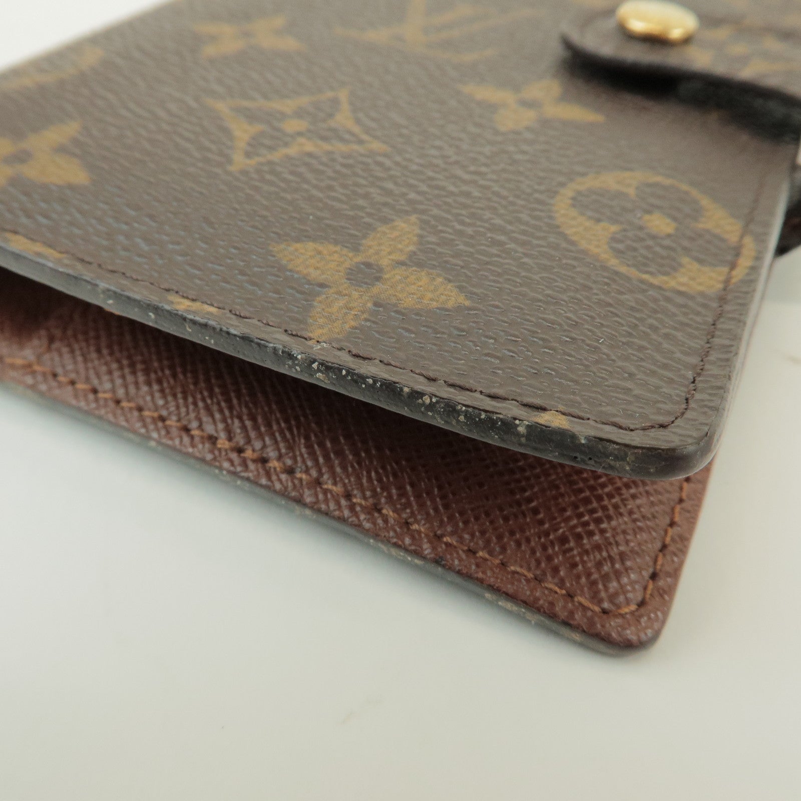 Louis Vuitton Monogram Agenda PM Planner Cover Brown R20005