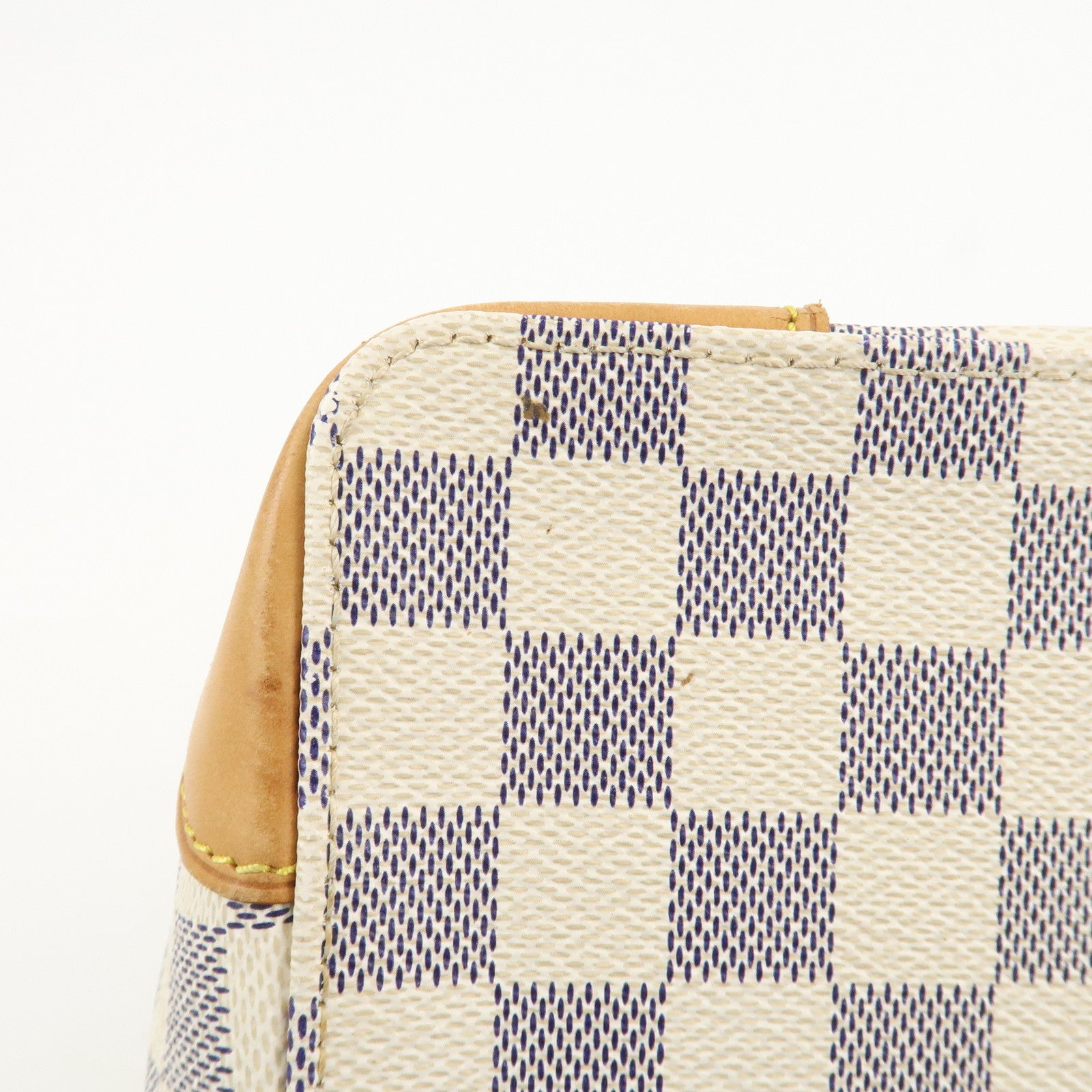 Louis Vuitton Damier Azur Hampstead PM Hand Bag Ivory N51207 Used