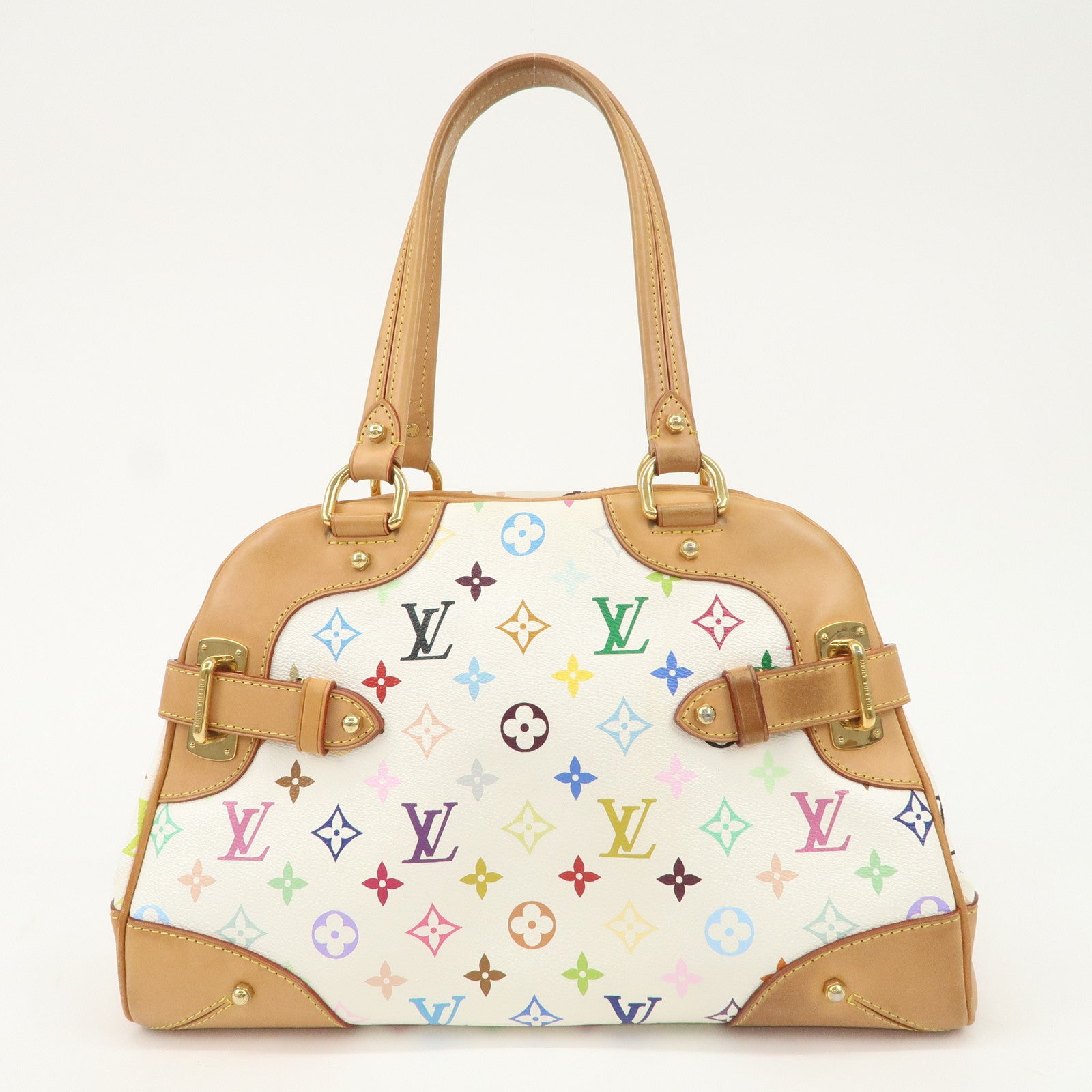 Louis Vuitton Monogram Multicolor Claudia Hand Bag Blanc M40193